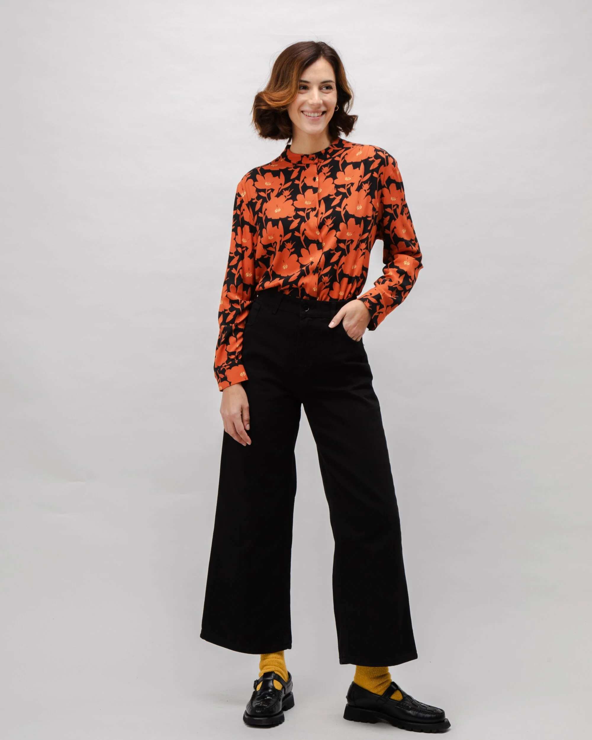 5 Pocket Twill Pants Black - Image 3