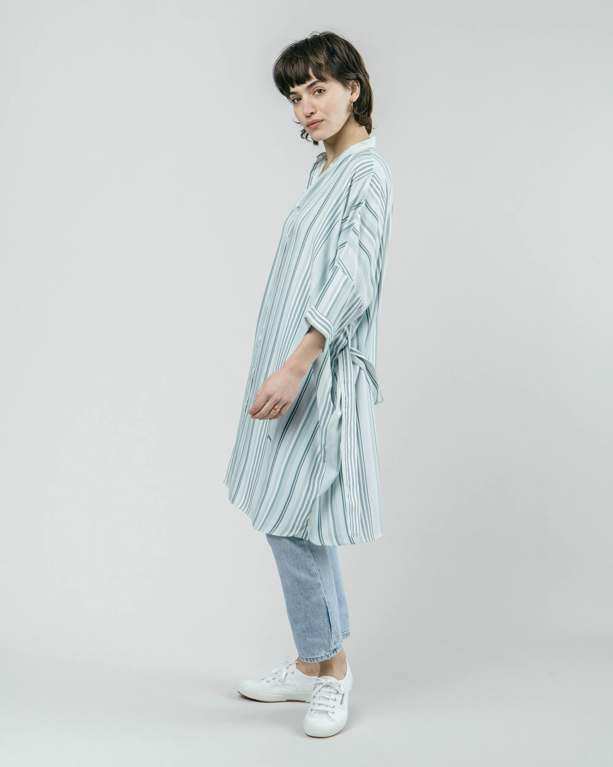 Aqua Promenade Oversized Dress - Image 4