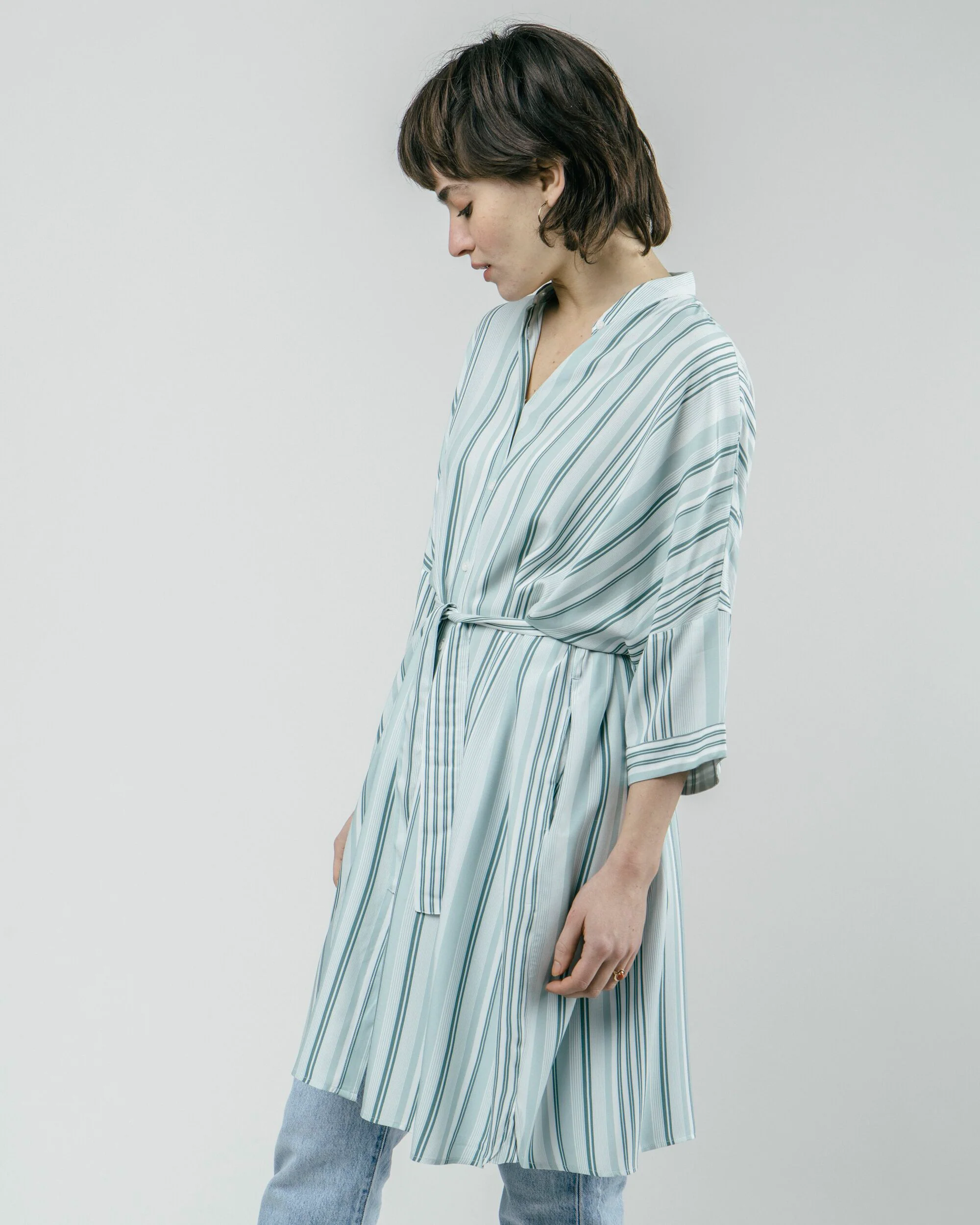 Aqua Promenade Oversized Dress - Image 8