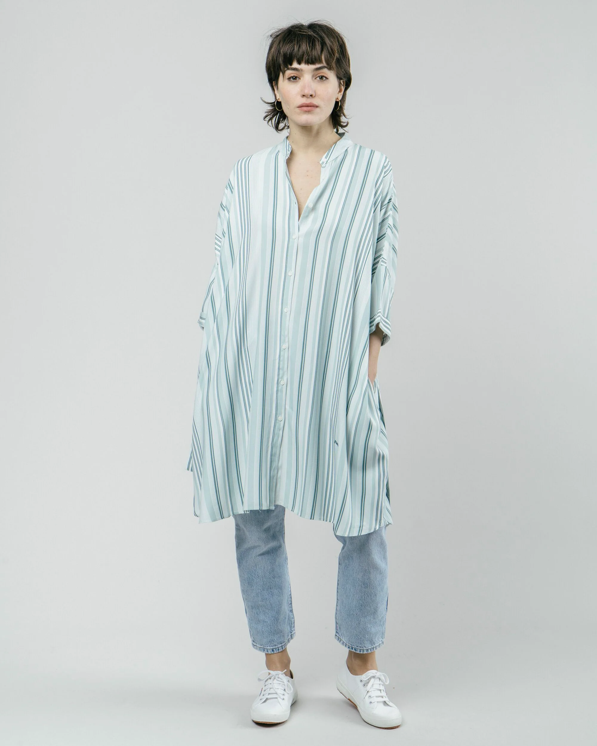 Aqua Promenade Oversized Dress - Image 9