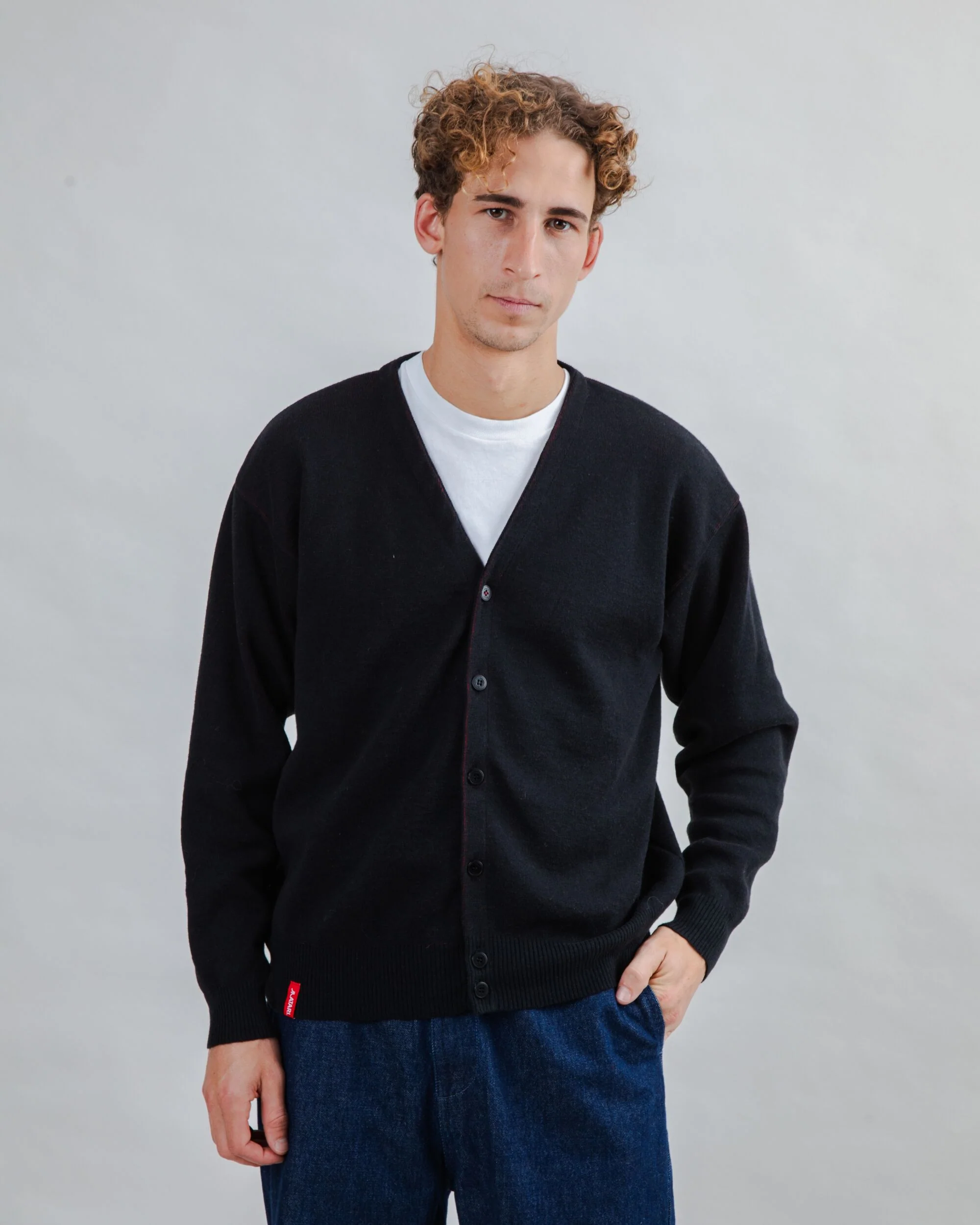 Atari Cardigan Logo Jacquard - Image 4