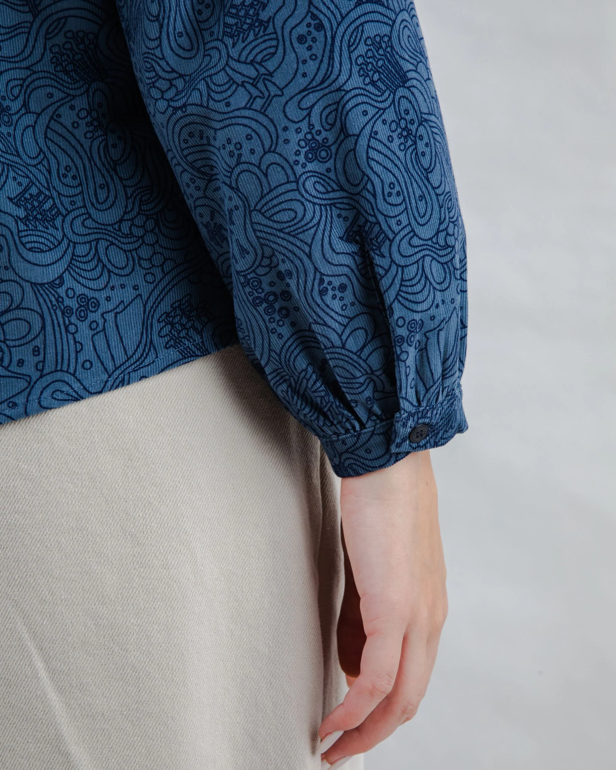 Baby Cord Noodles Blouse - Image 7