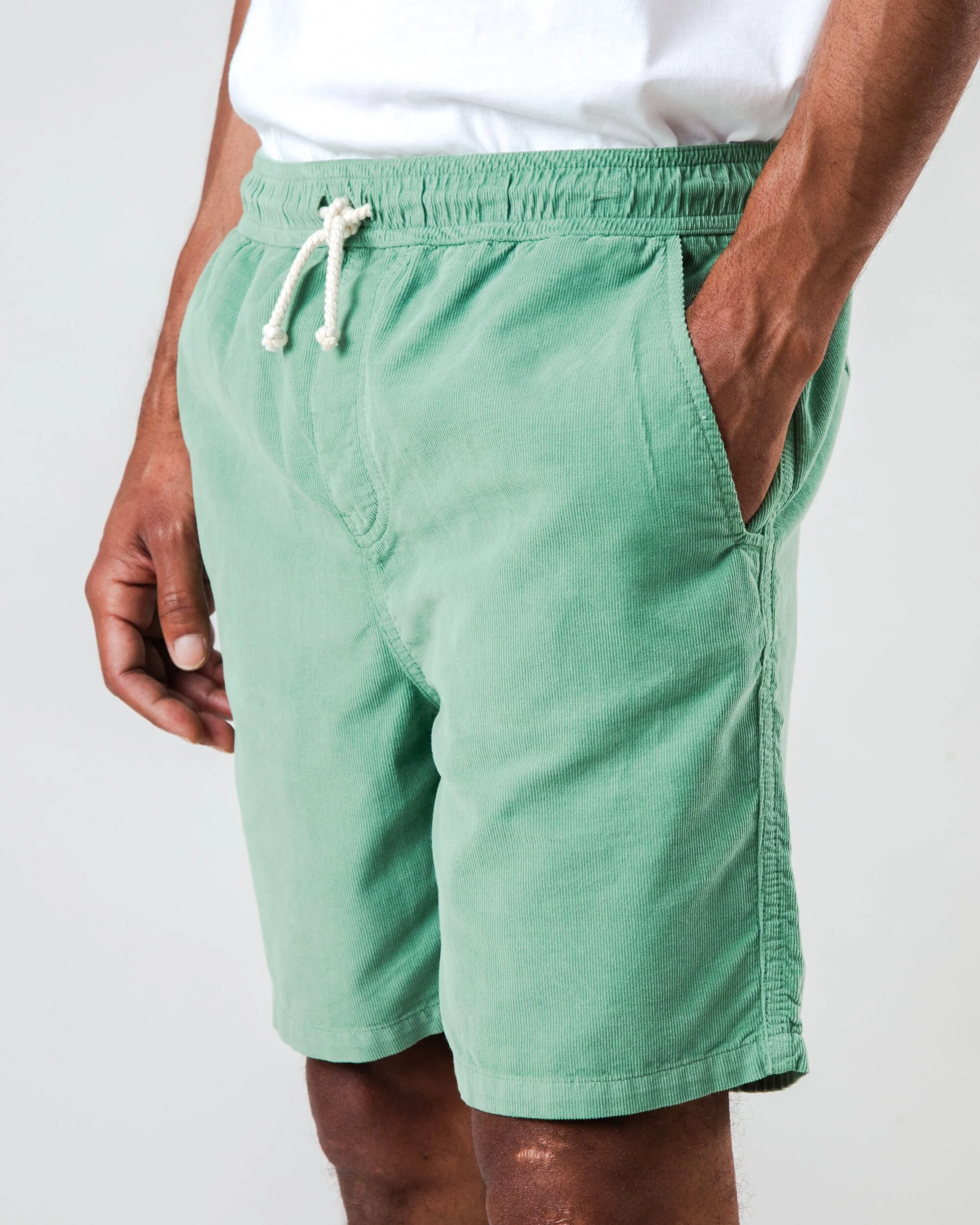Baby Cord Short Light Green - Image 8
