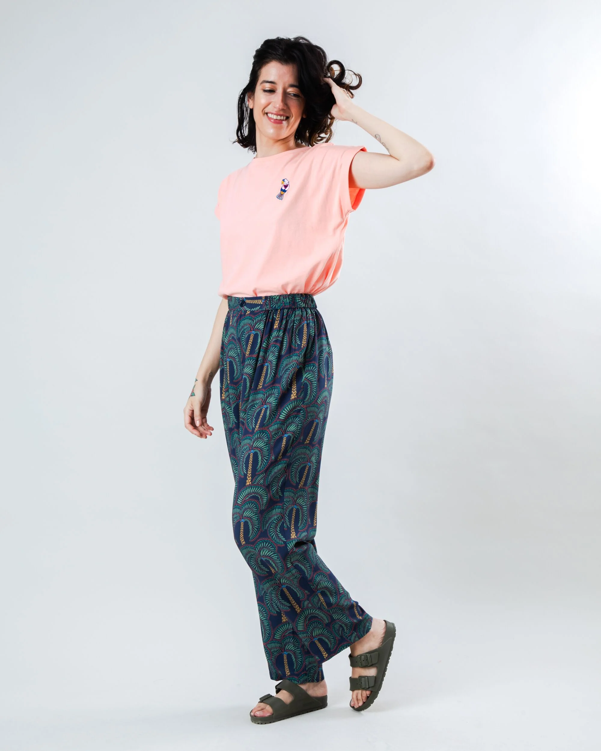 Borneo Harem Pants Navy - Image 4