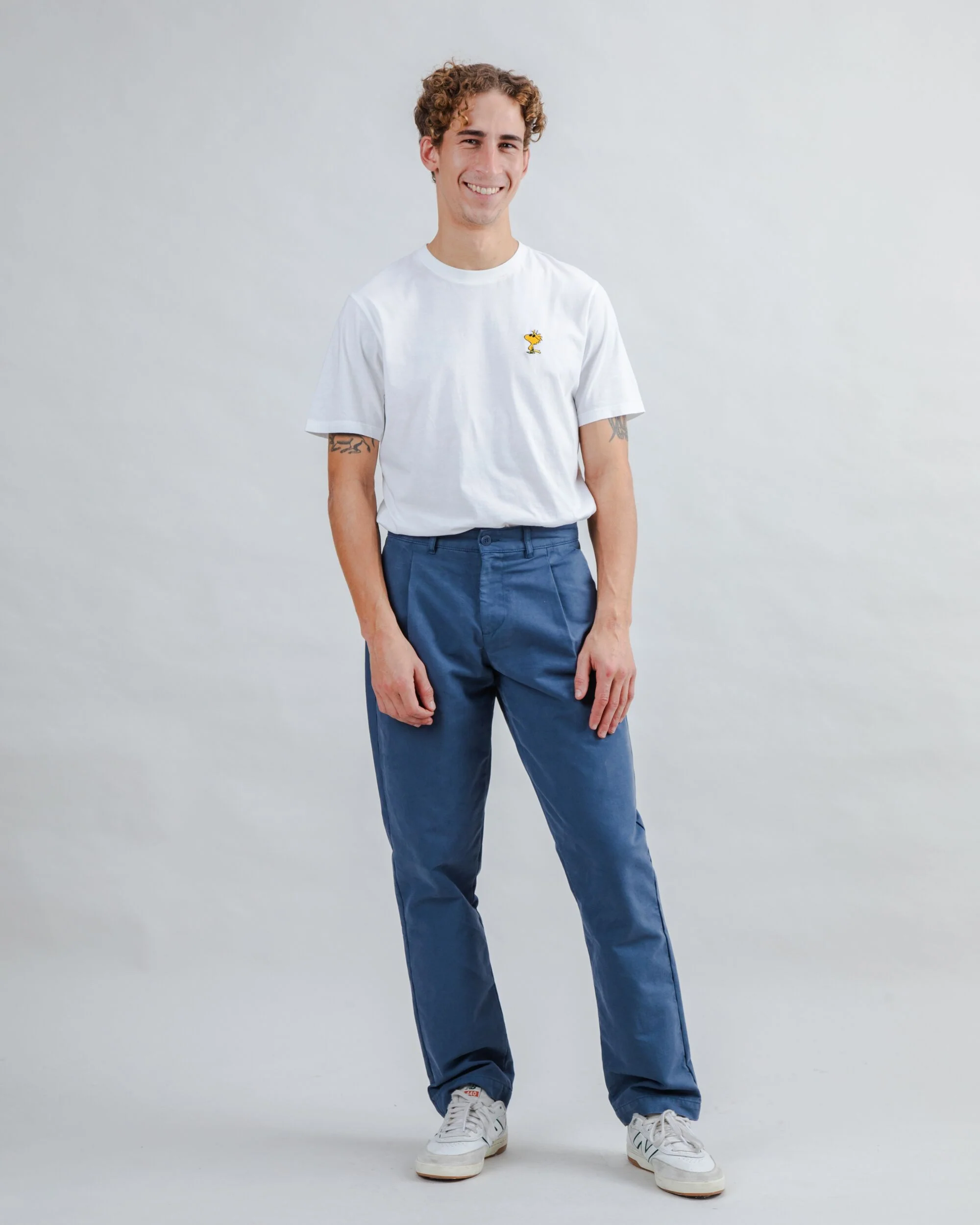Brava Gum Pleated Pants Indigo - Image 3