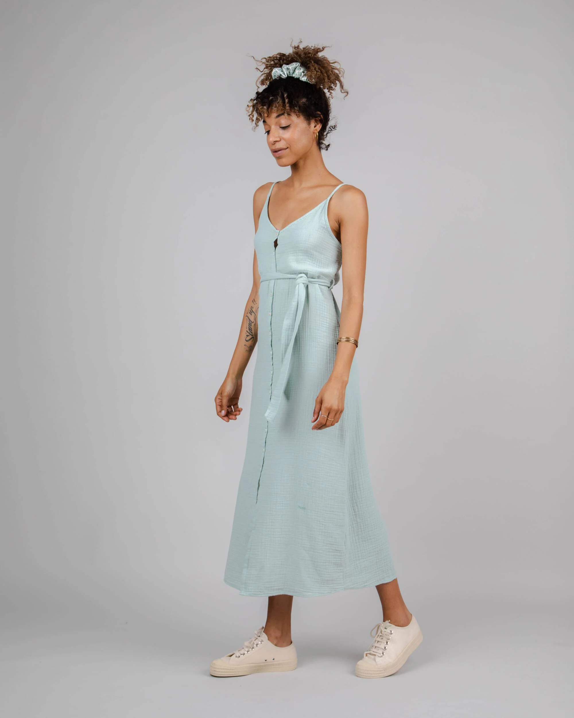 Bubble Strap Dress Light Morera - Image 7