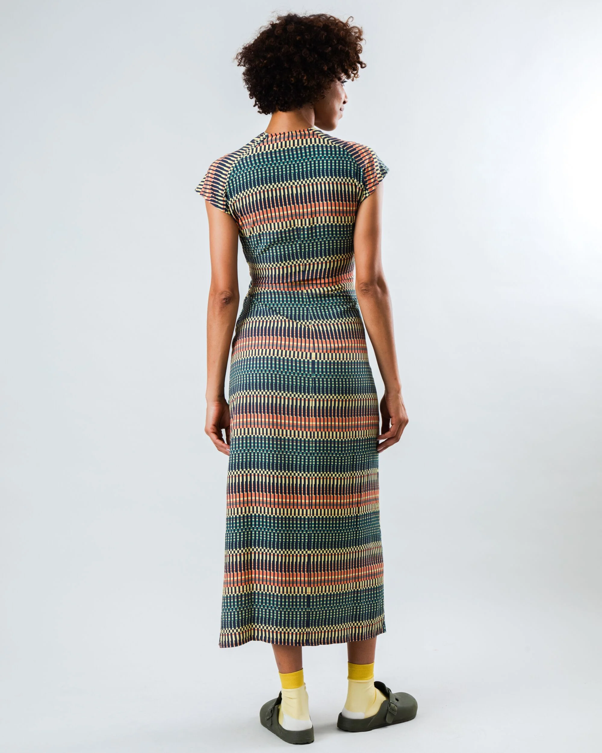 Calella Kimono Dress Navy - Image 5