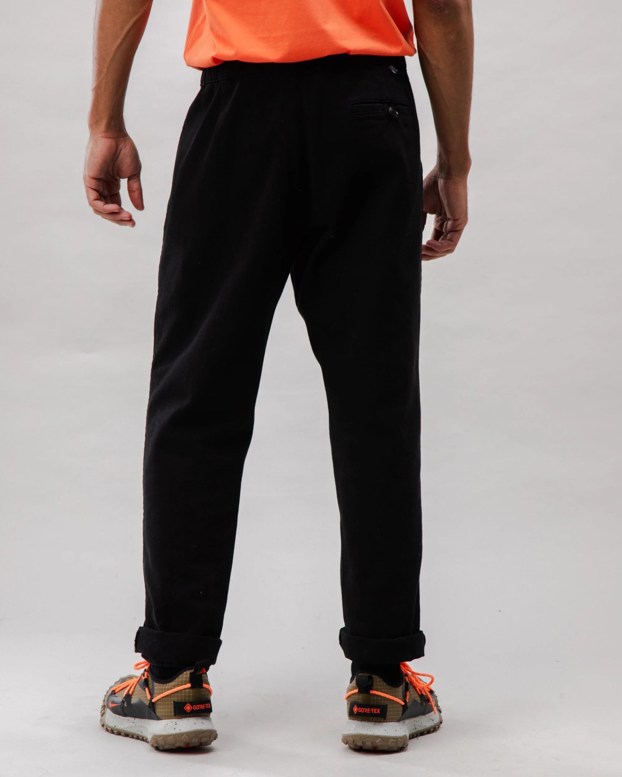 Comfort Chino Cotton Pants Black - Image 4