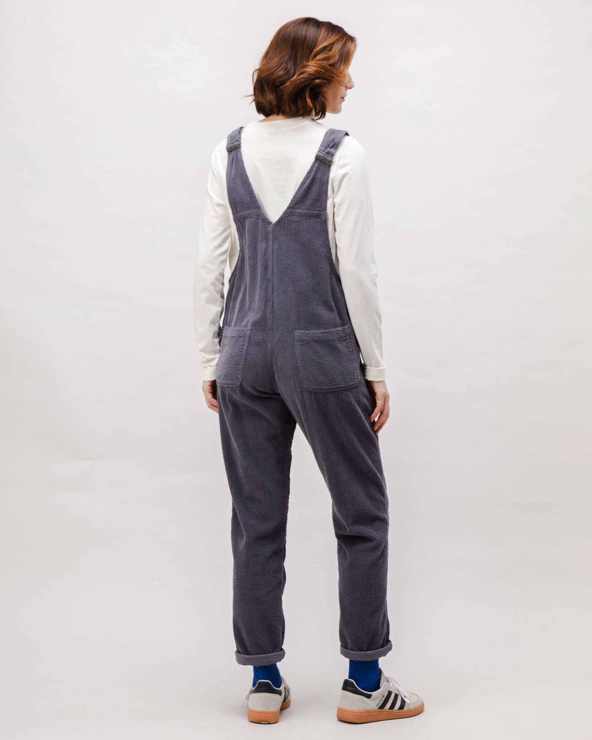 Corduroy Overall Dark Grey - Image 5