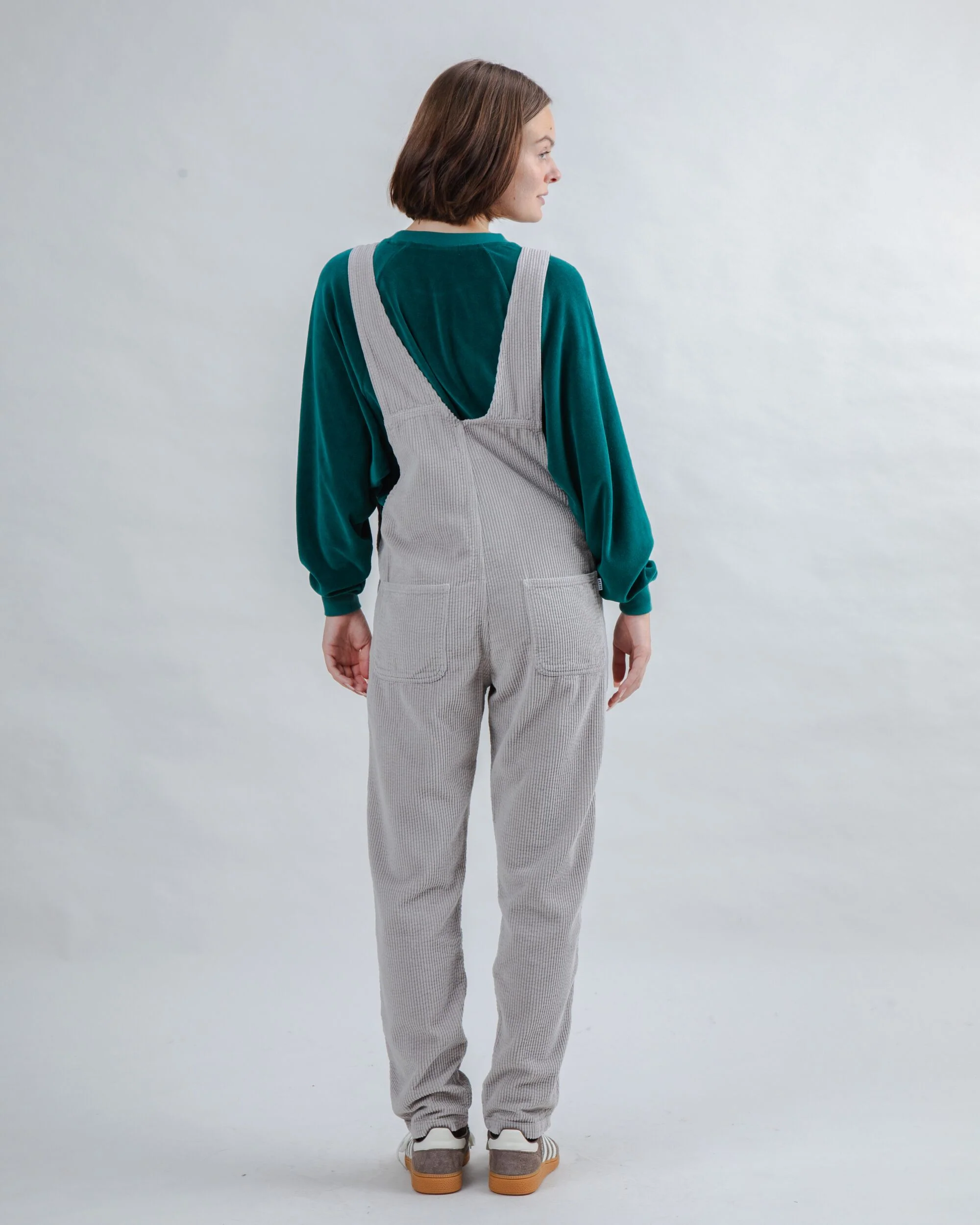 Corduroy Overall Grey - Image 3