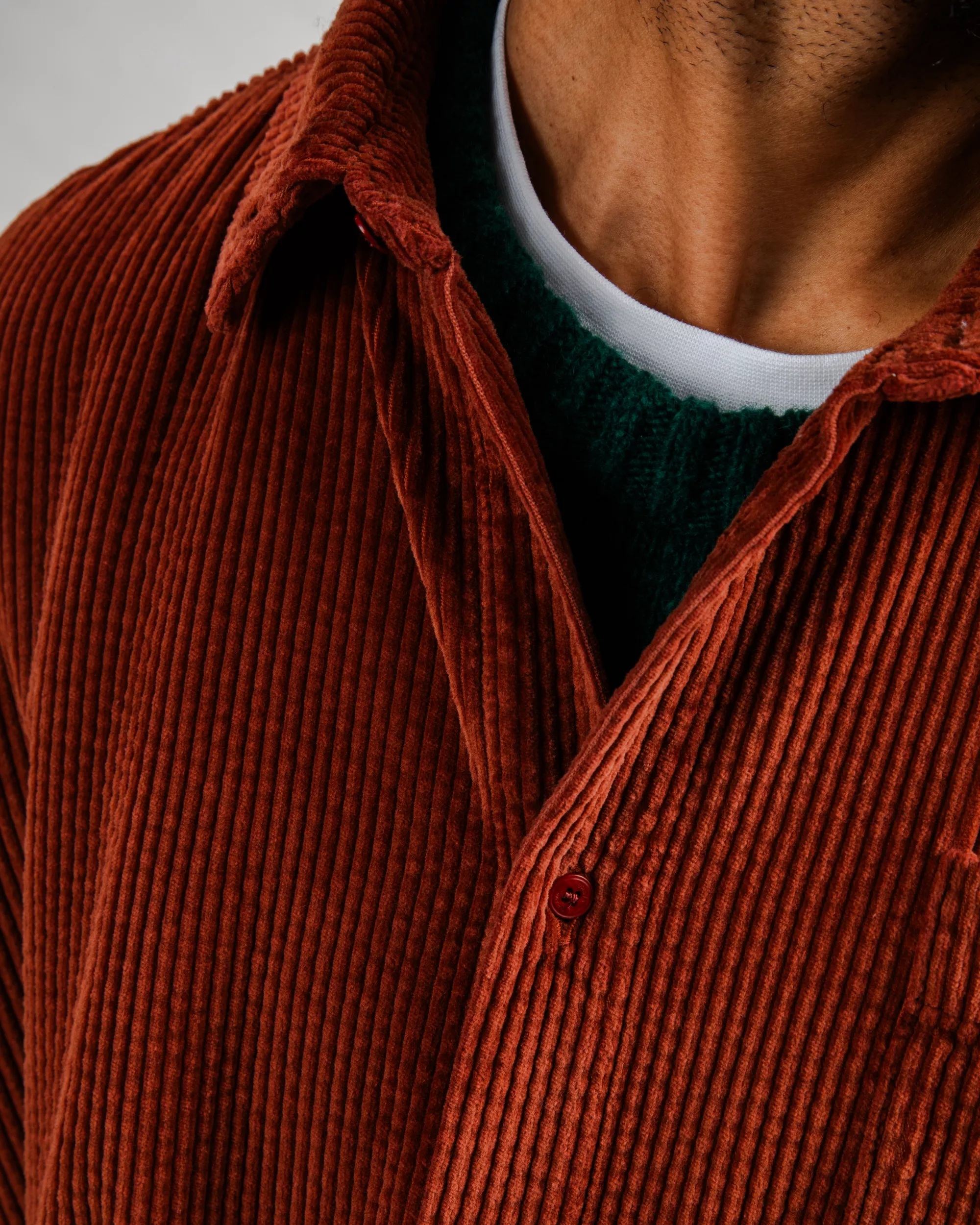 Corduroy Overshirt Copper - Image 6