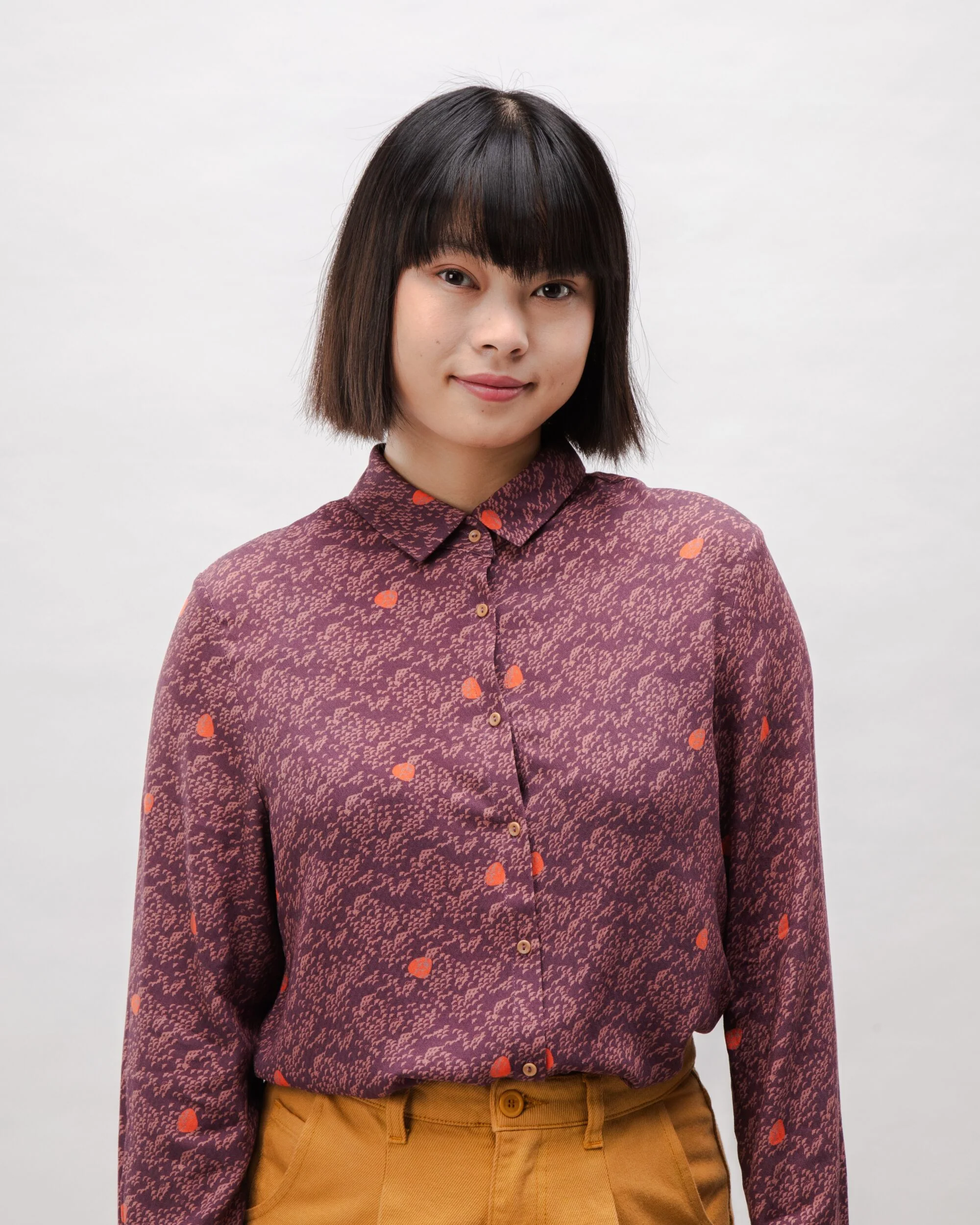 Dusk Viscose Blouse Grape - Image 4