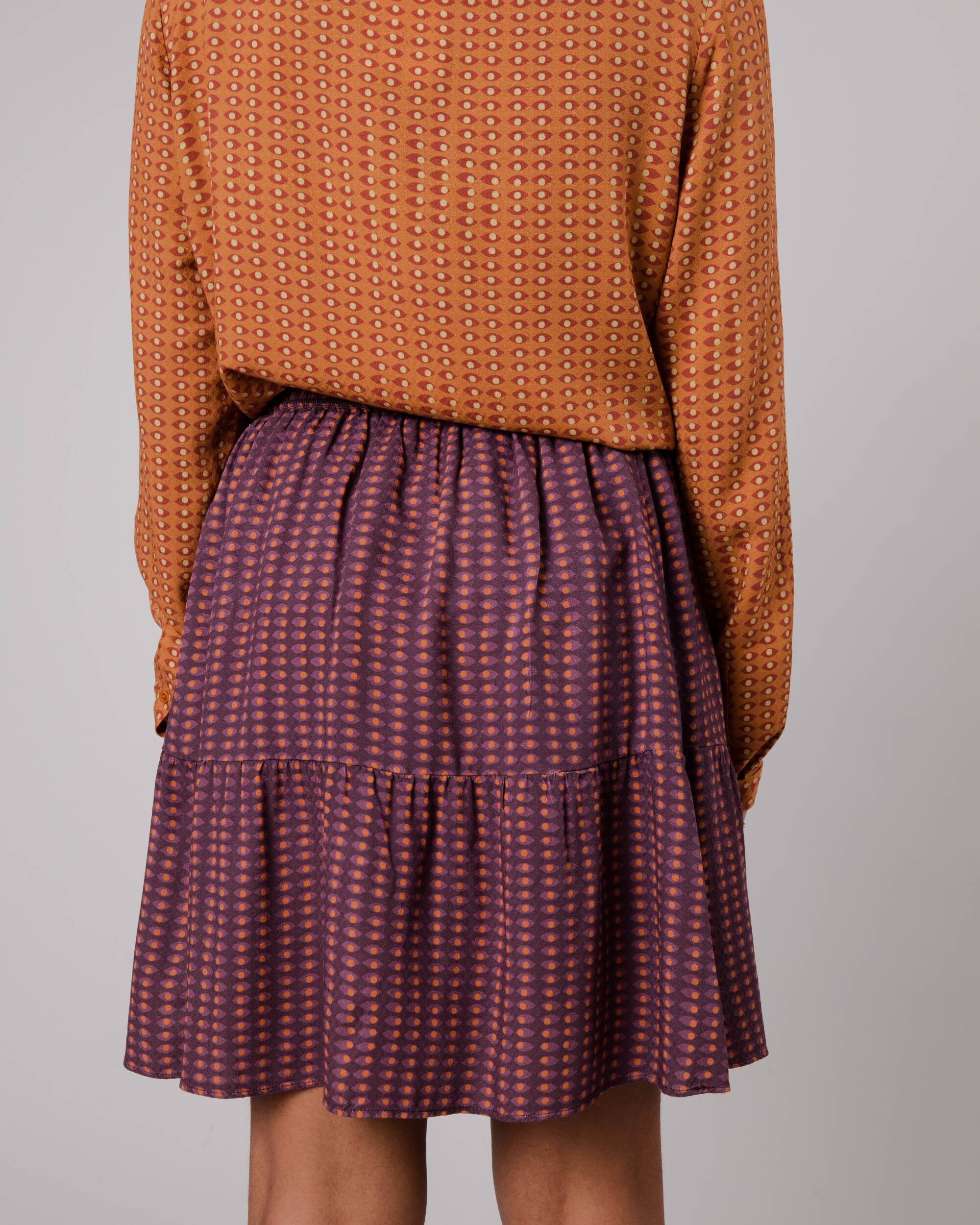 Eyes Short Skirt Prune - Image 4