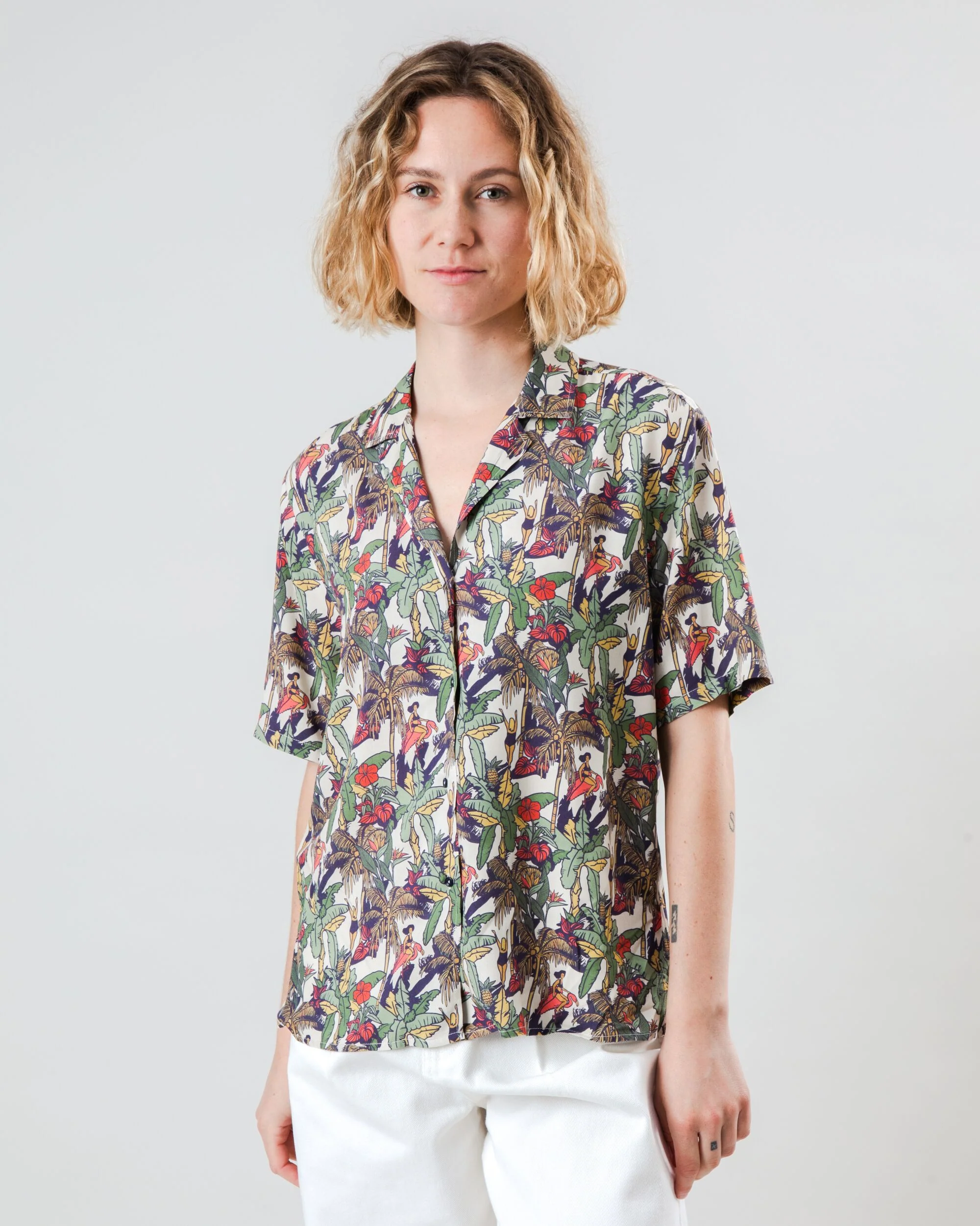 Helios Aloha Blouse Ecru - Image 2