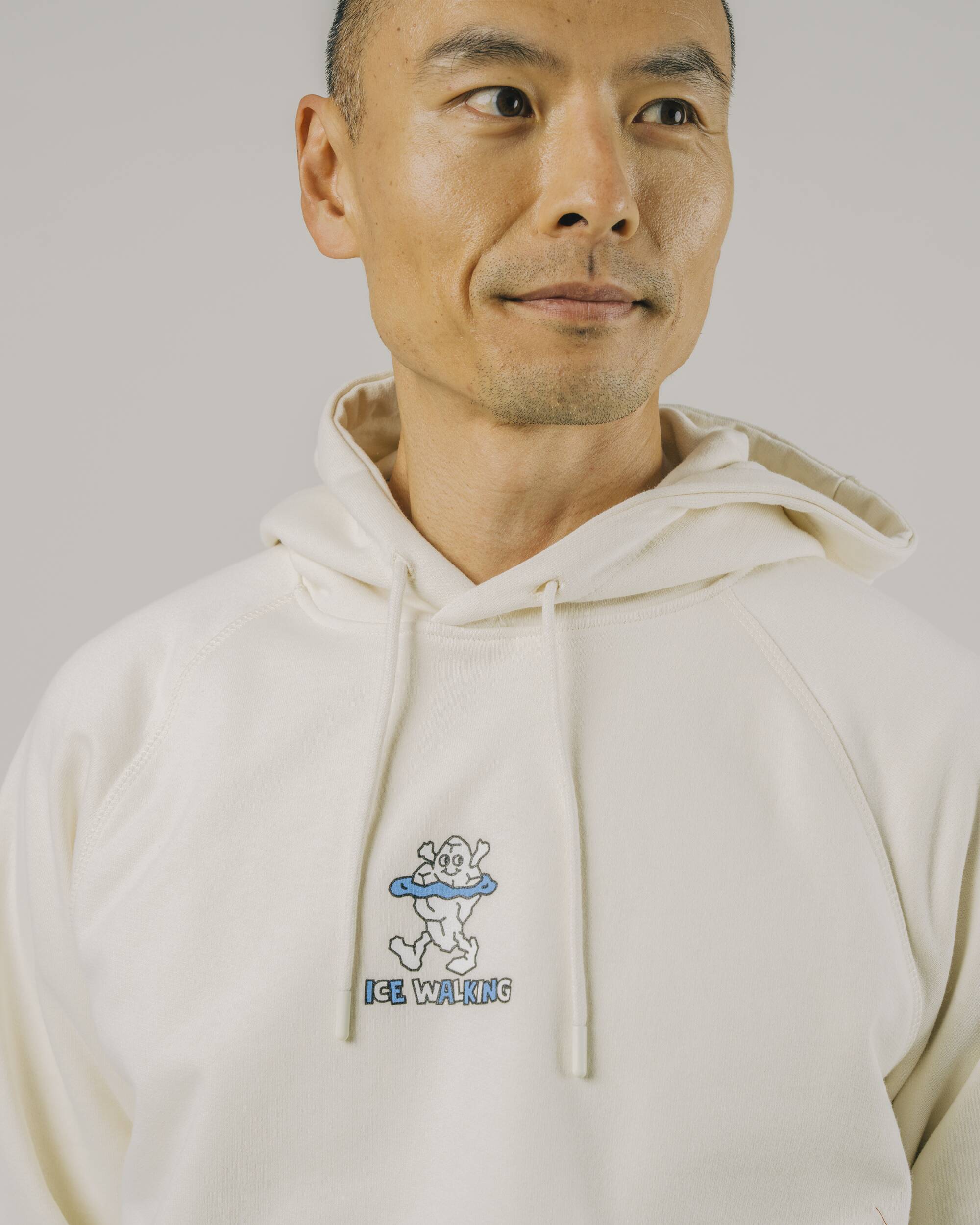 Ice Walking Hoodie Ecru - Image 4