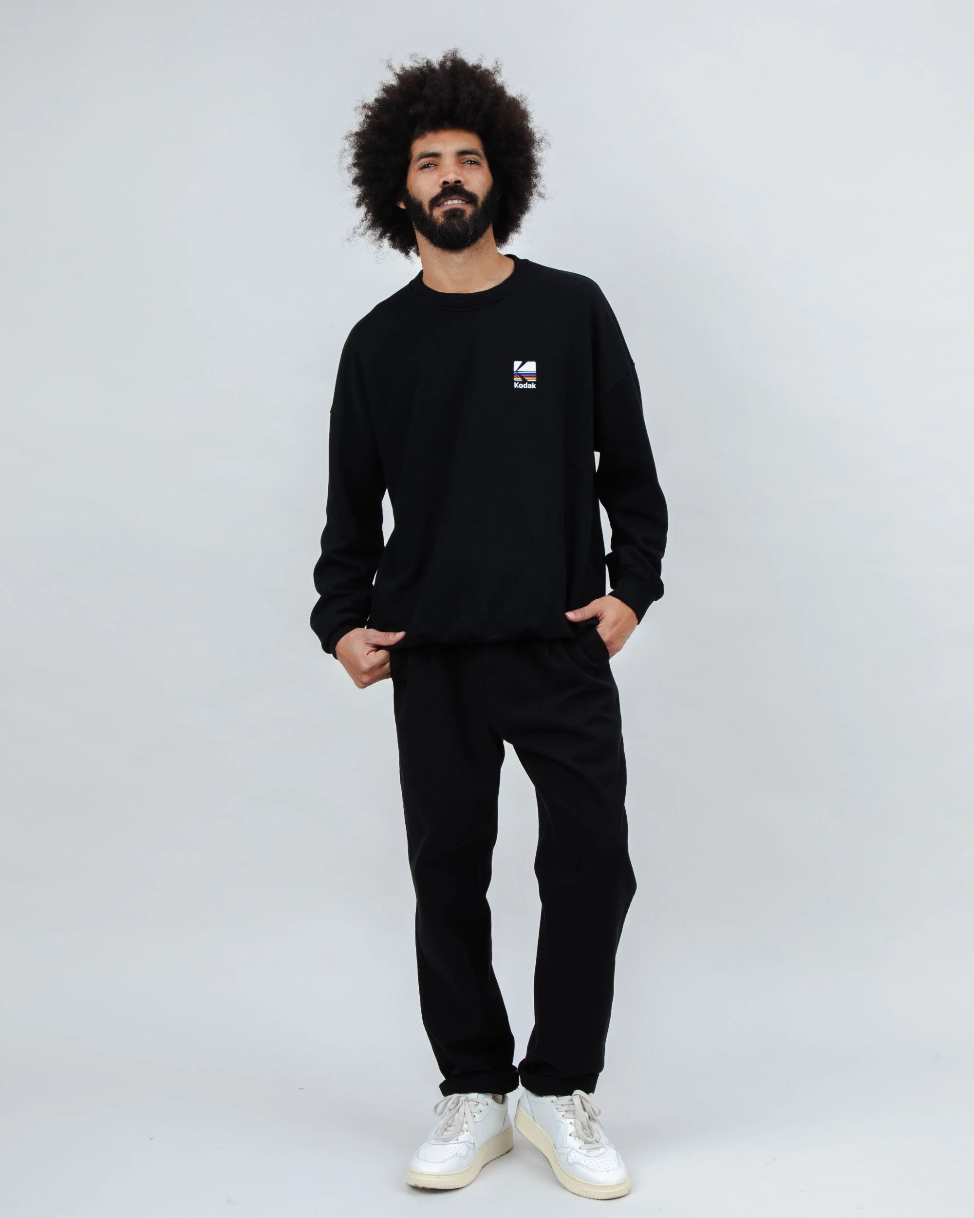Kodak Color Oversize Sweatshirt Black - Image 3