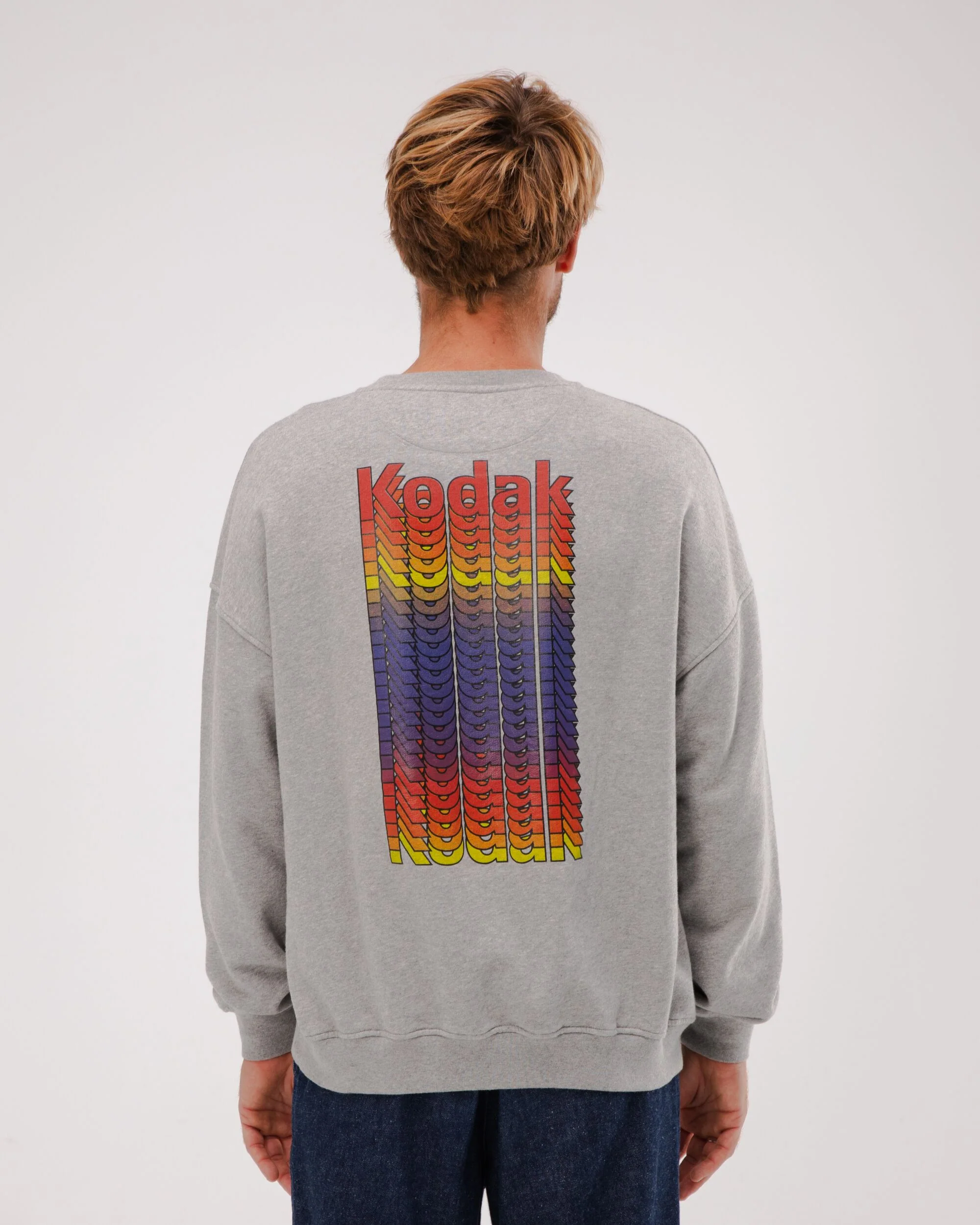 Kodak Color Oversize Sweatshirt Grey - Image 4