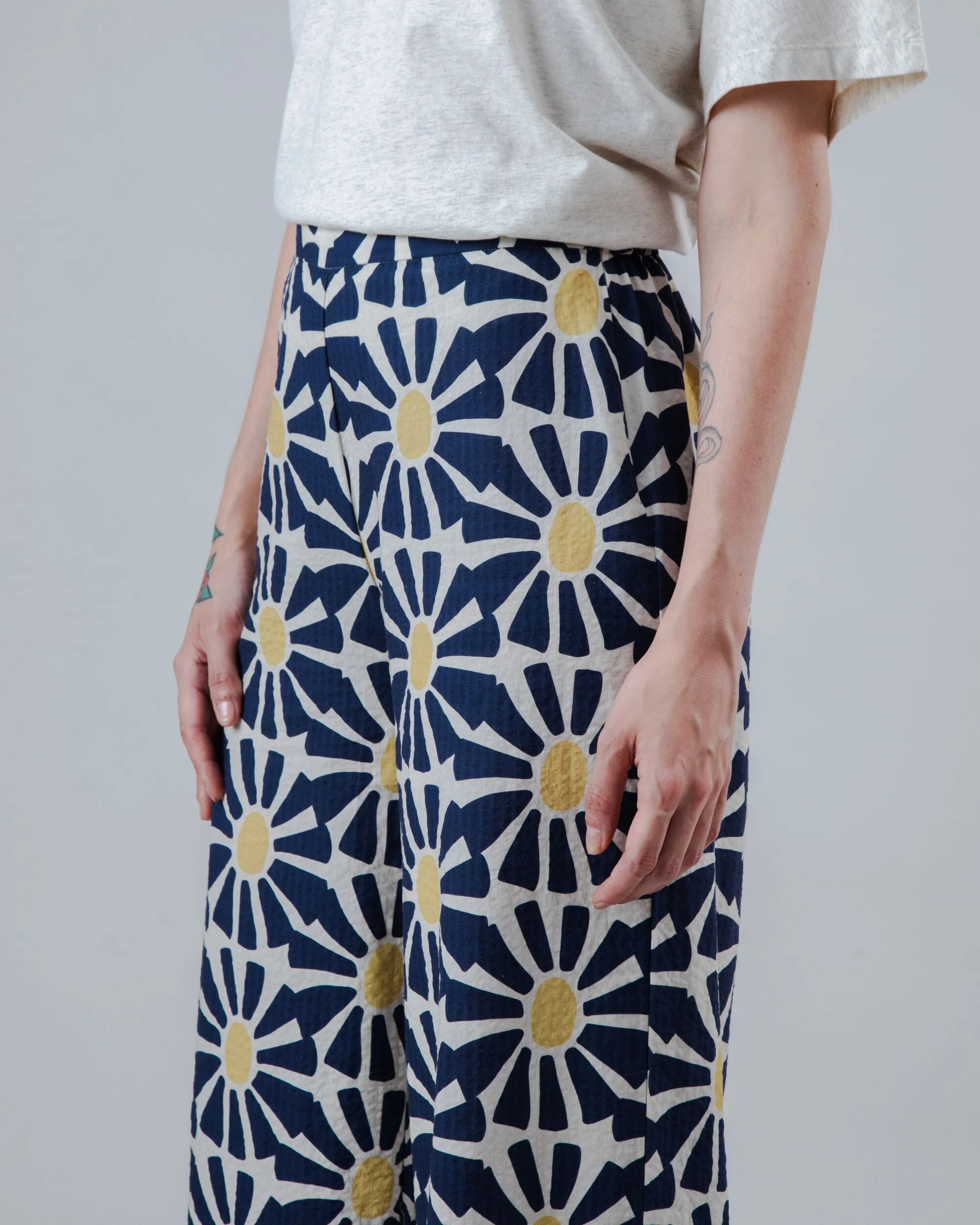 Marisol Wide Leg Navy - Image 3