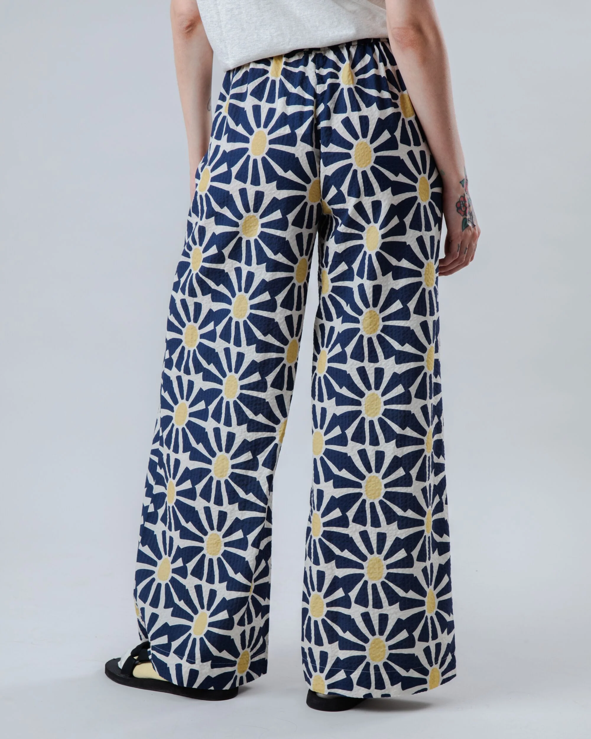 Marisol Wide Leg Navy - Image 4