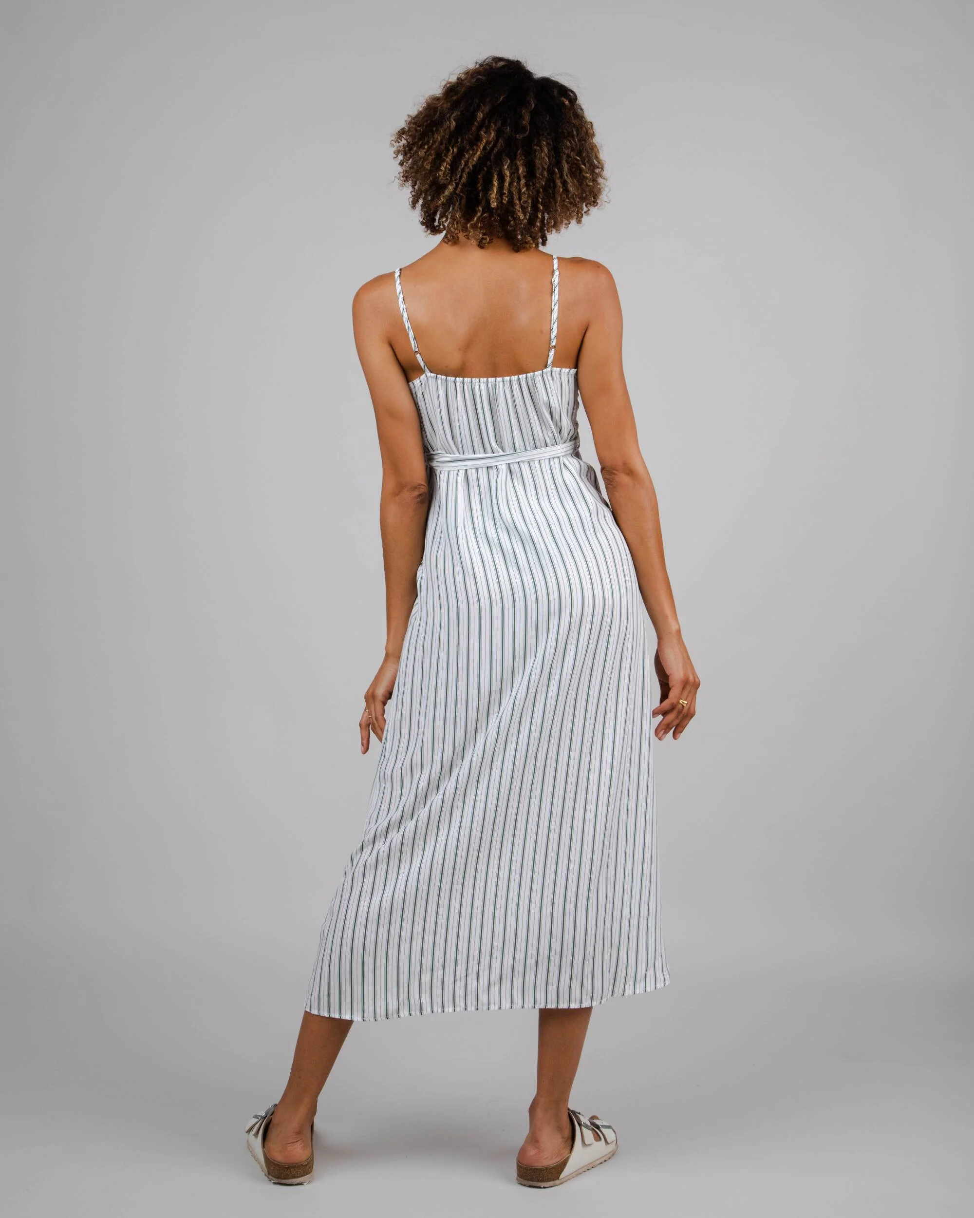 Mix Strap Dress Kale - Image 4