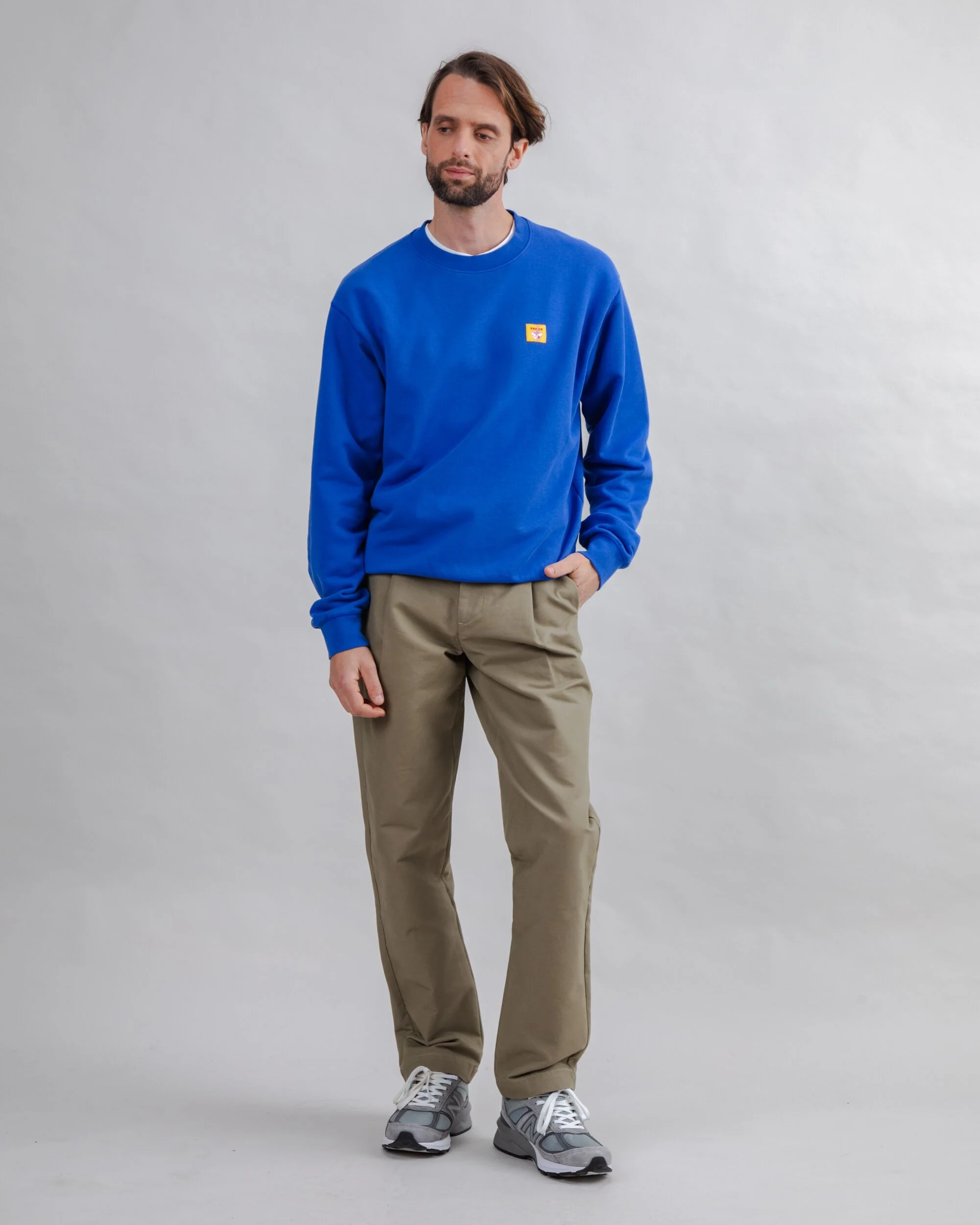 Noodles Label Sweatshirt Klein Blue - Image 3