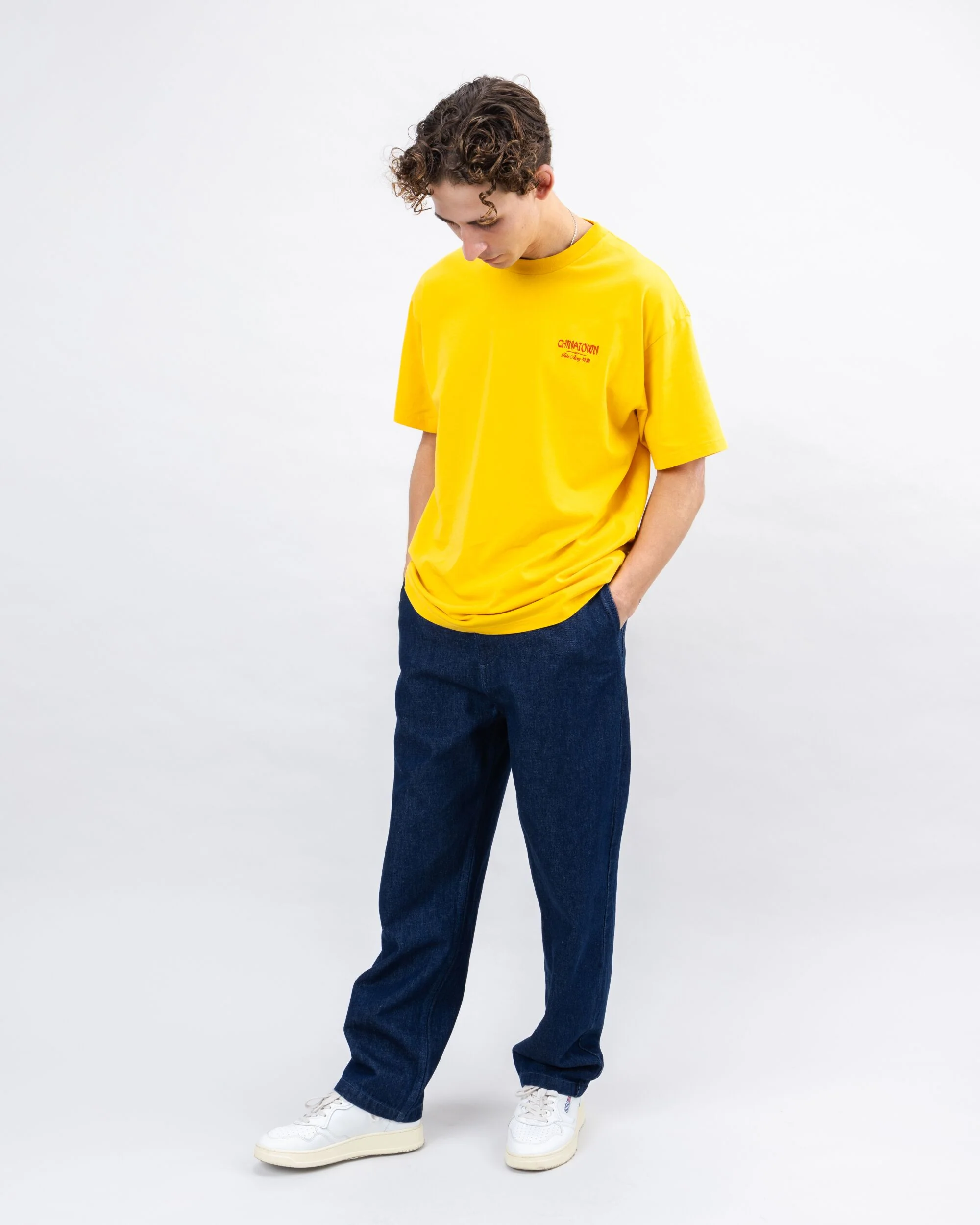 Noodles Oversize T-shirt Yellow - Image 3
