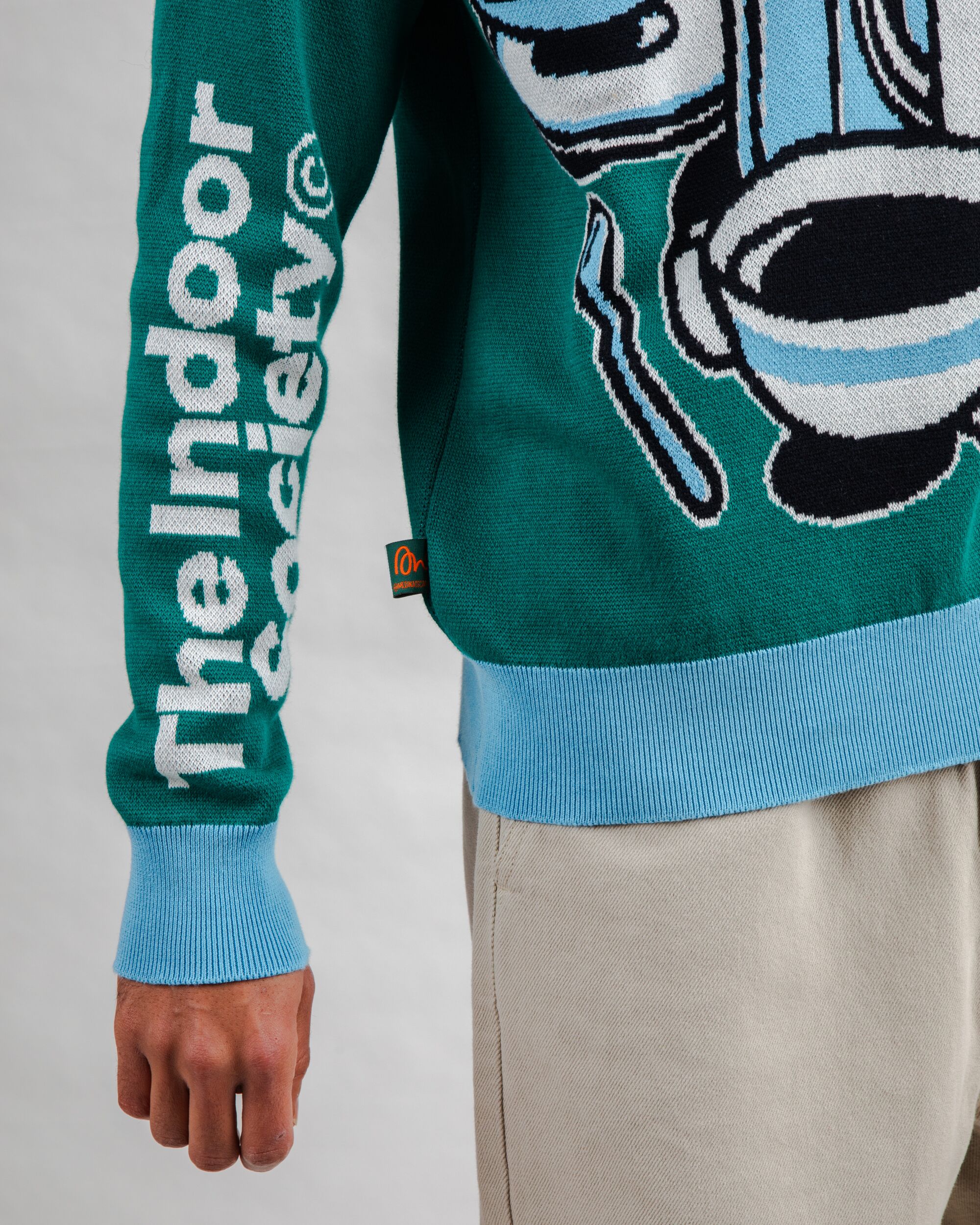The Indoor Society Sweater Green - Image 7