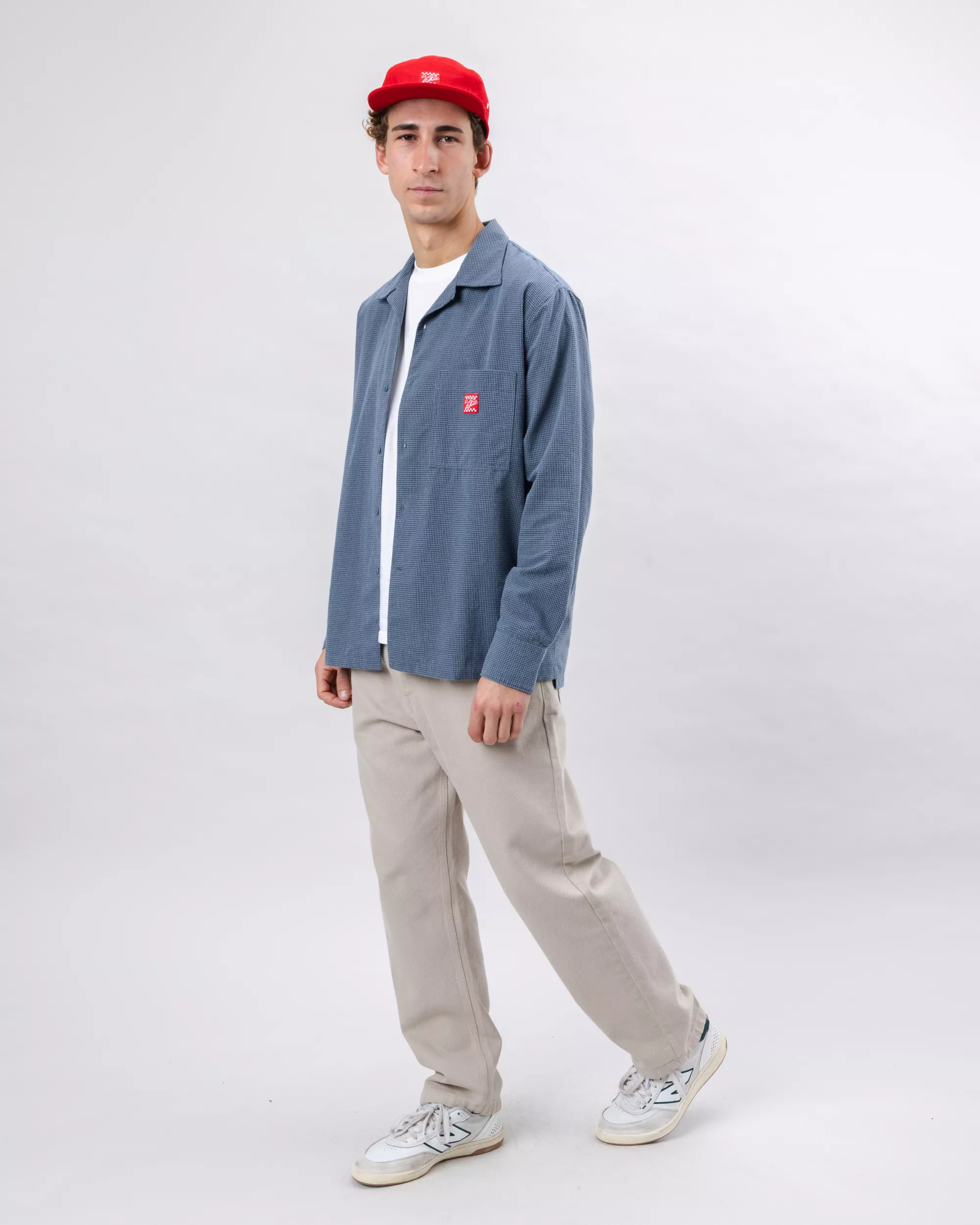 Oversize Checks Pizza Shirt - Image 3