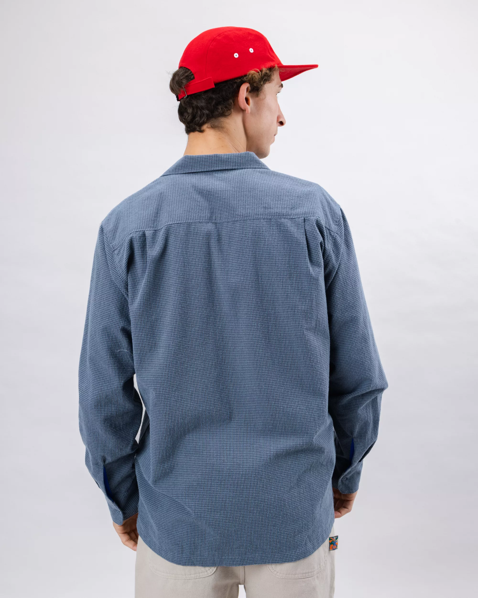 Oversize Checks Pizza Shirt - Image 5
