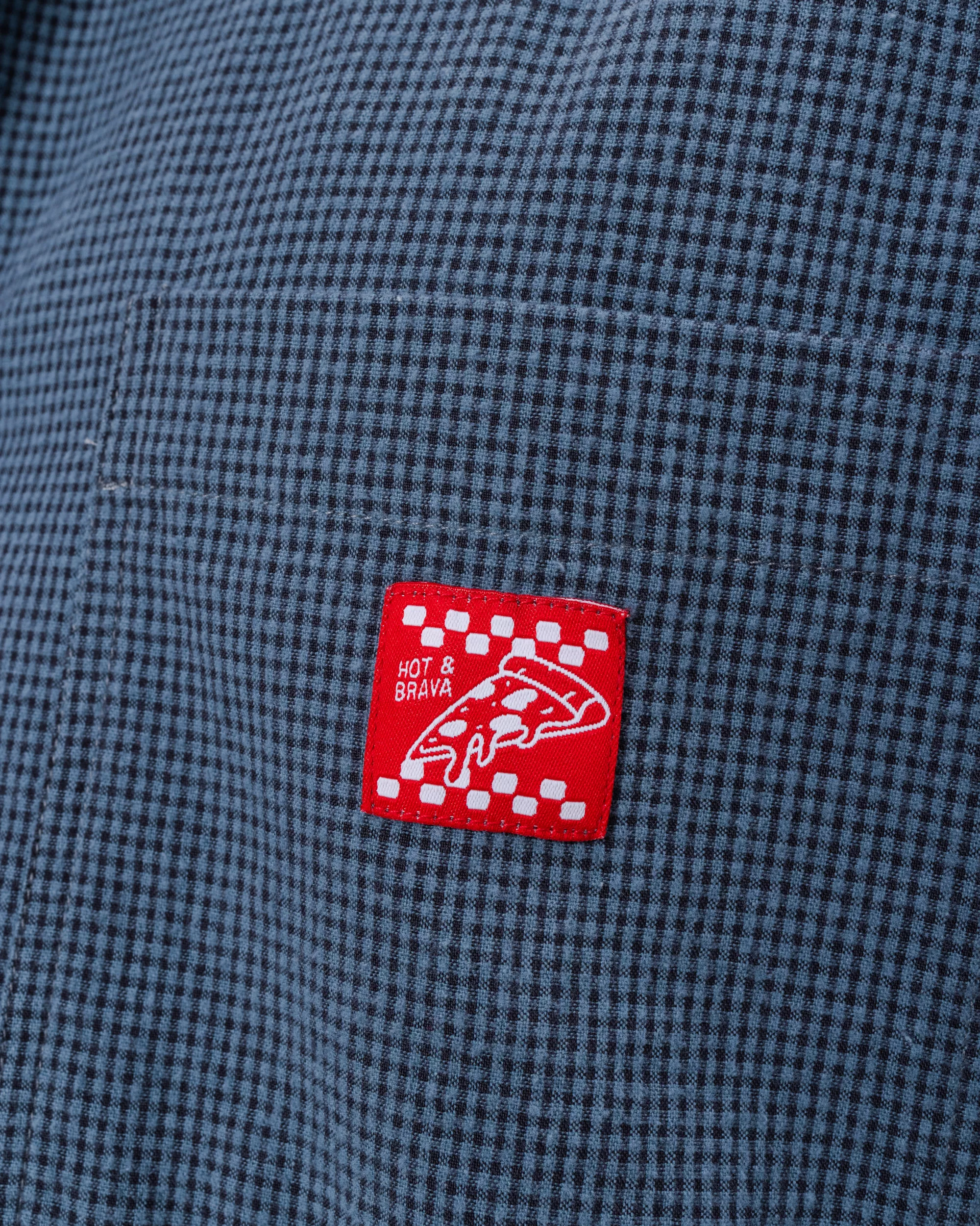 Oversize Checks Pizza Shirt - Image 6