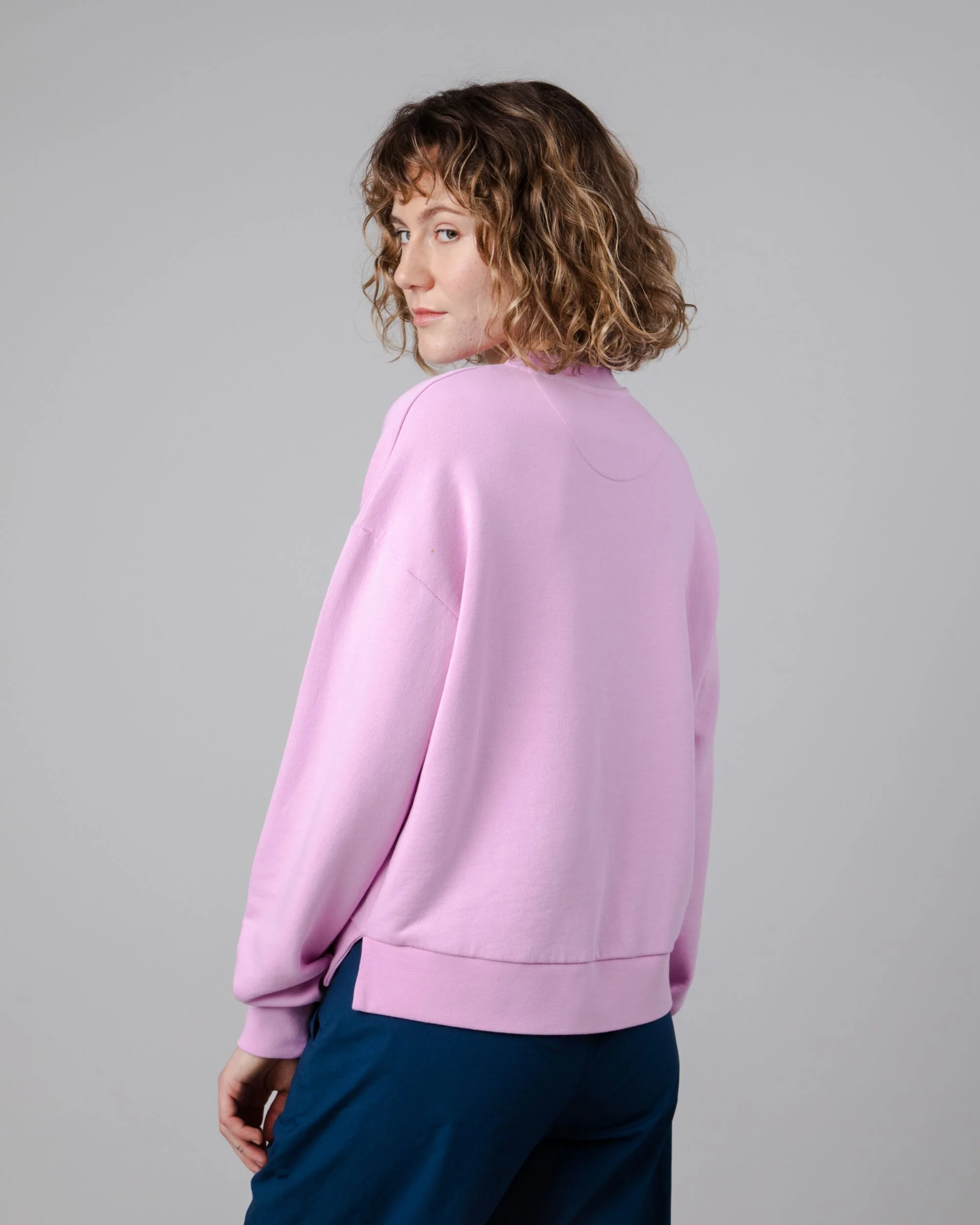 Peanuts Beach Sweatshirt Pink - Image 5