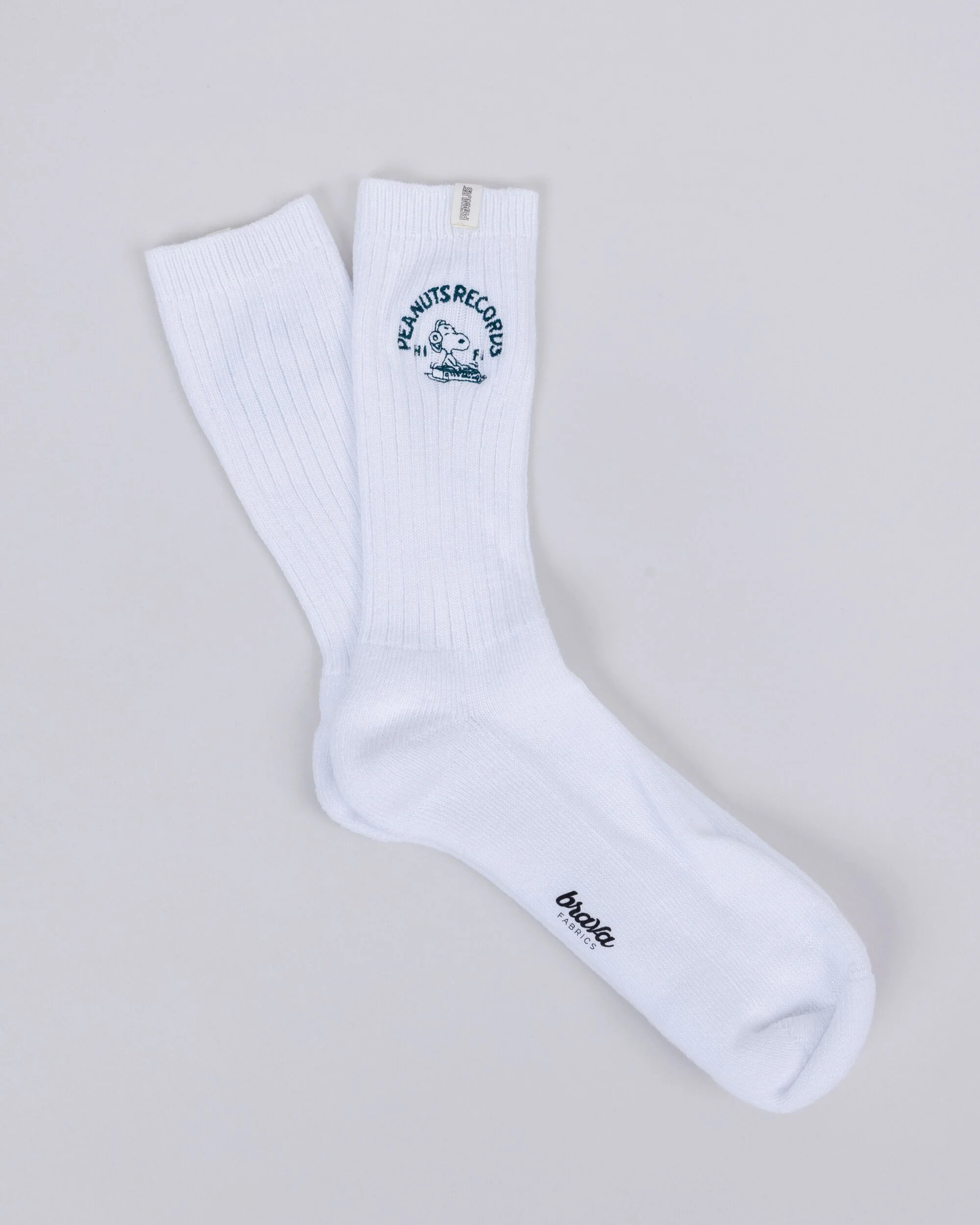 Peanuts Records Deejay Socks White - Image 2