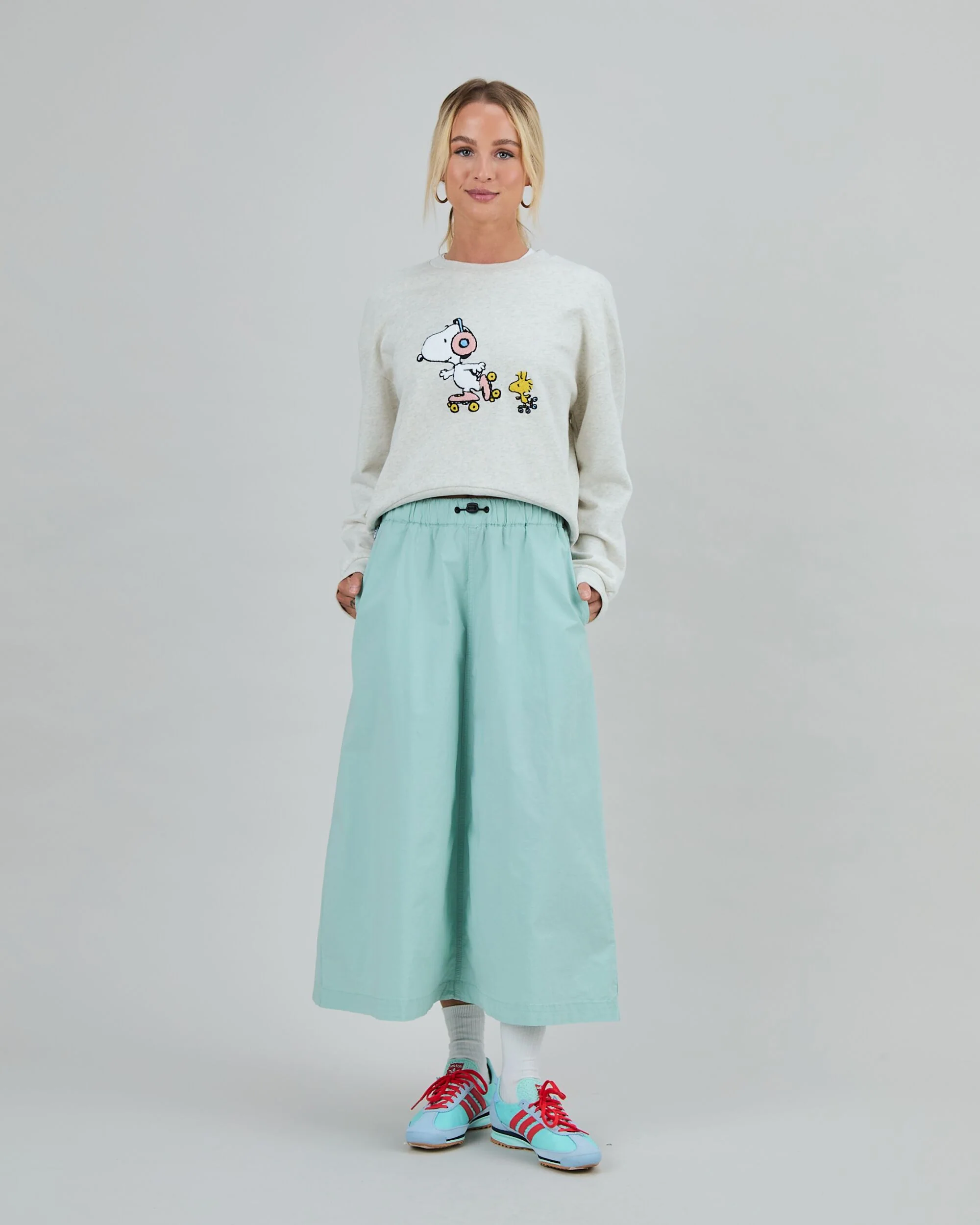 Peanuts Roller Sweatshirt Ecru - Image 3