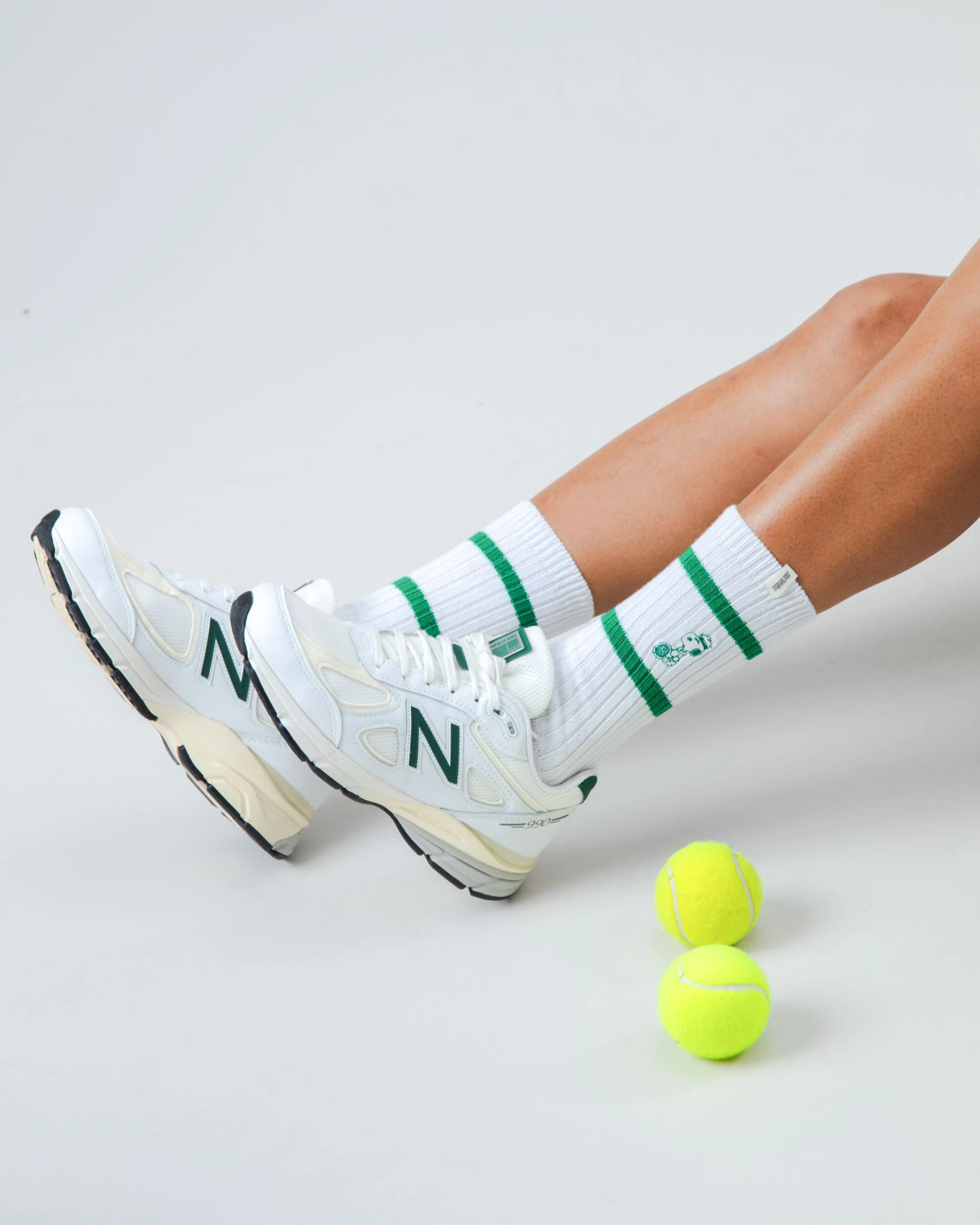 Peanuts Tennis Snoopy Socks White - Image 4
