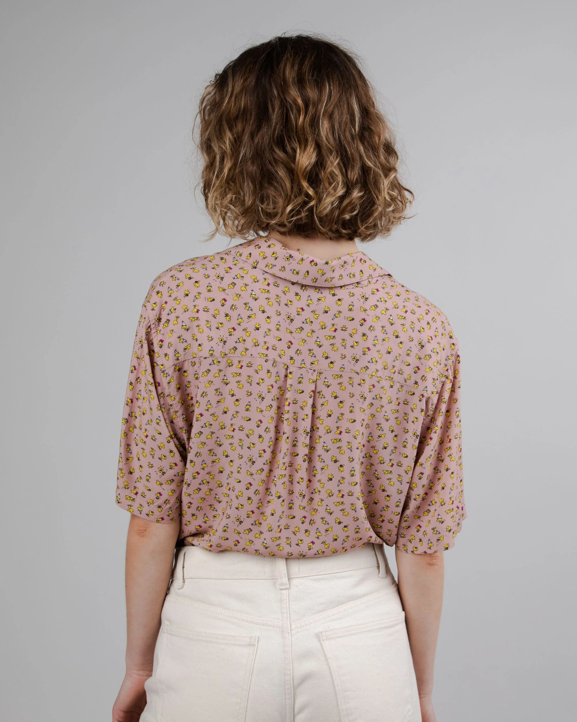 Peanuts Woodstock Aloha Blouse Pink - Image 5