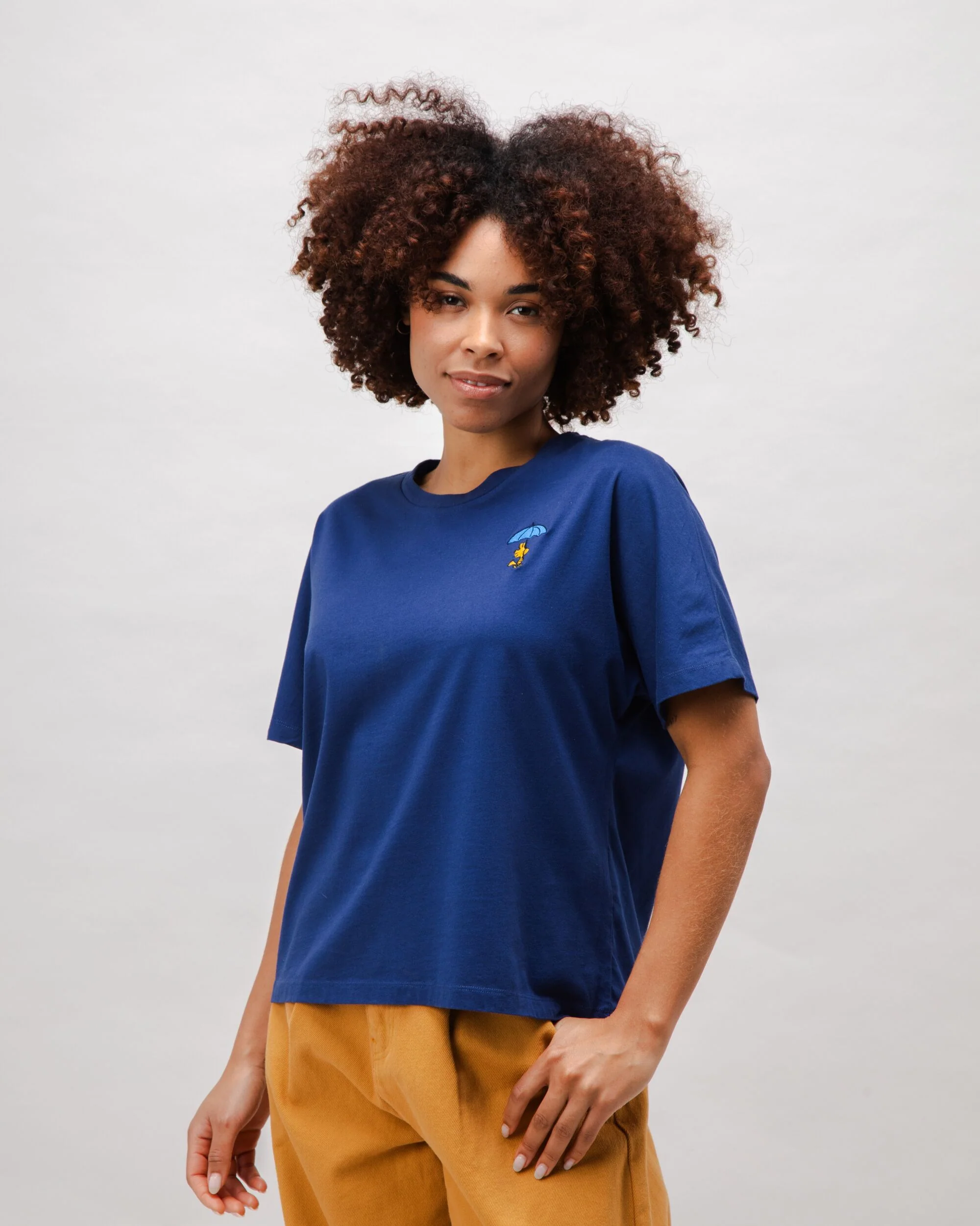 Peanuts Woodstock Oversize Cotton Tee Blue - Image 2
