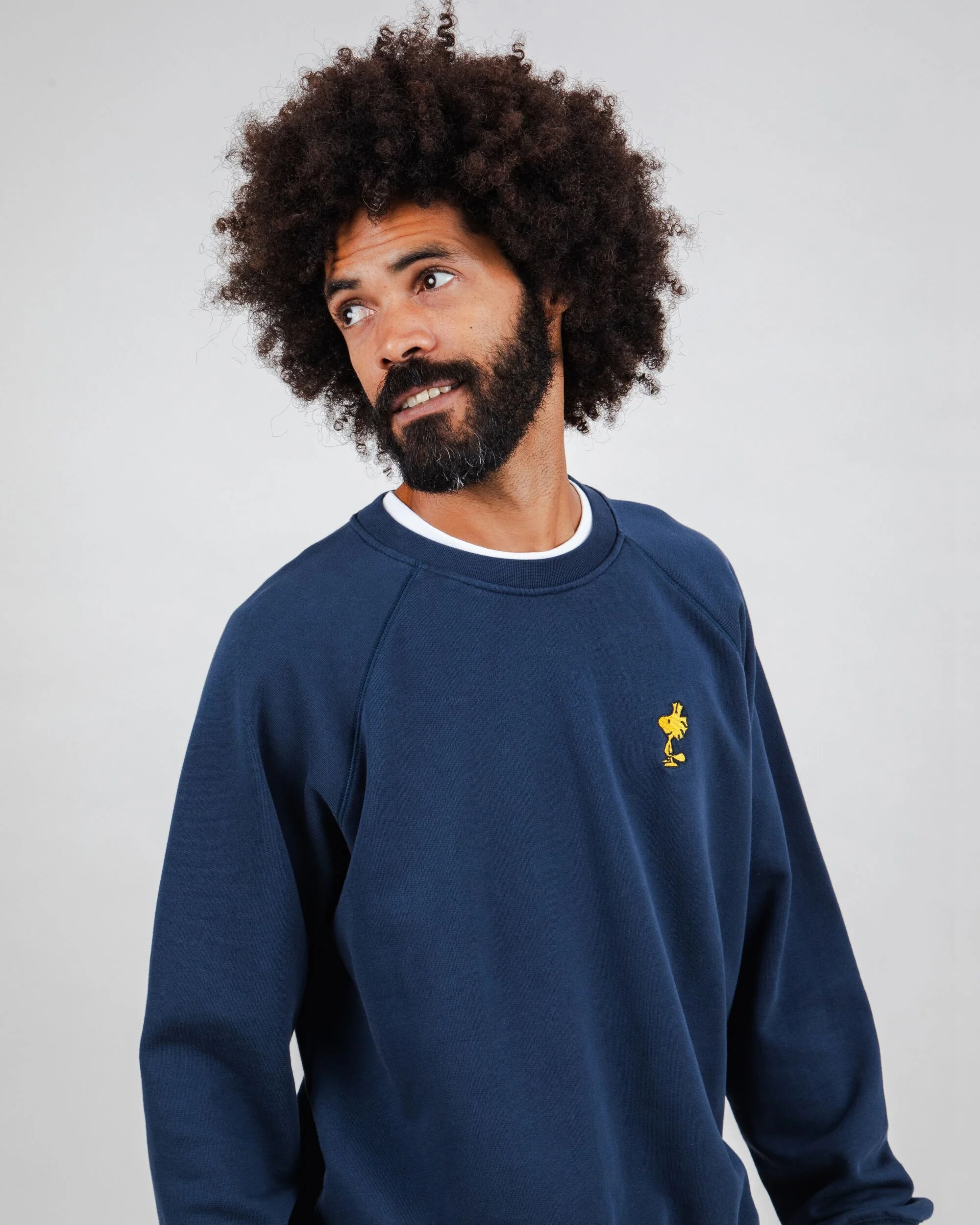 Peanuts Woodstock Sweatshirt Navy - Image 7