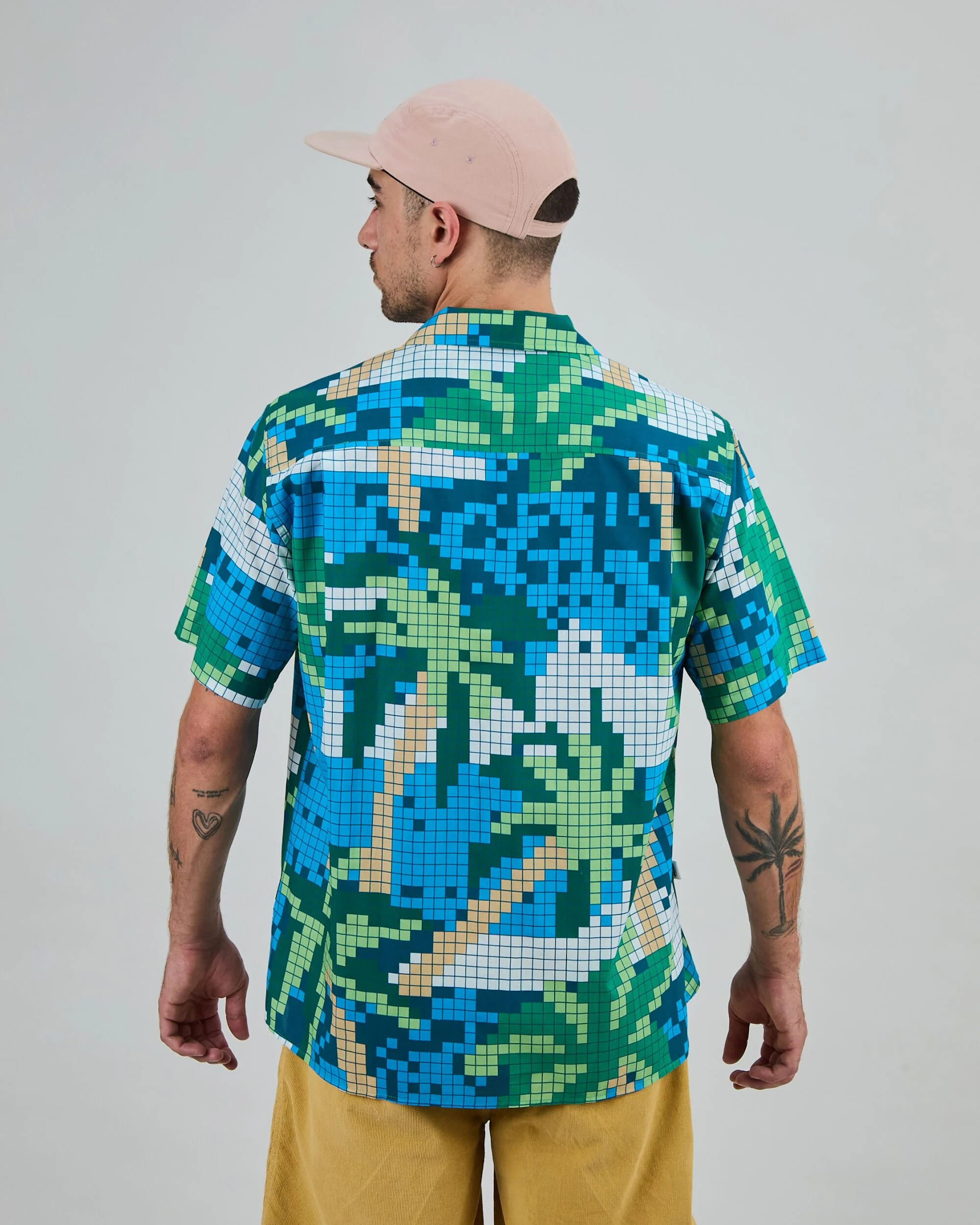 Tropical Pixel Camo Aloha Shirt - Image 5