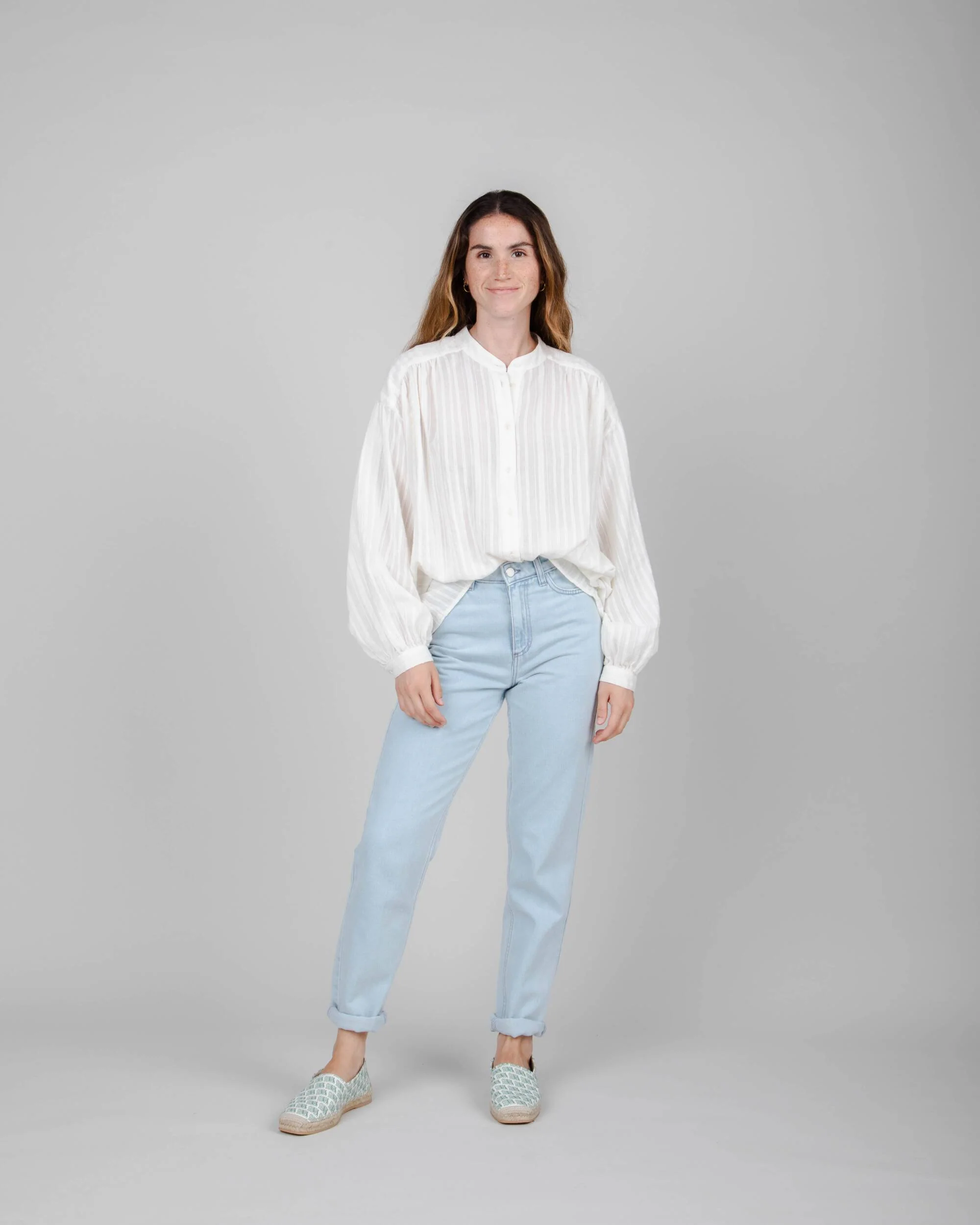 Polka Dot Blouse White - Image 2