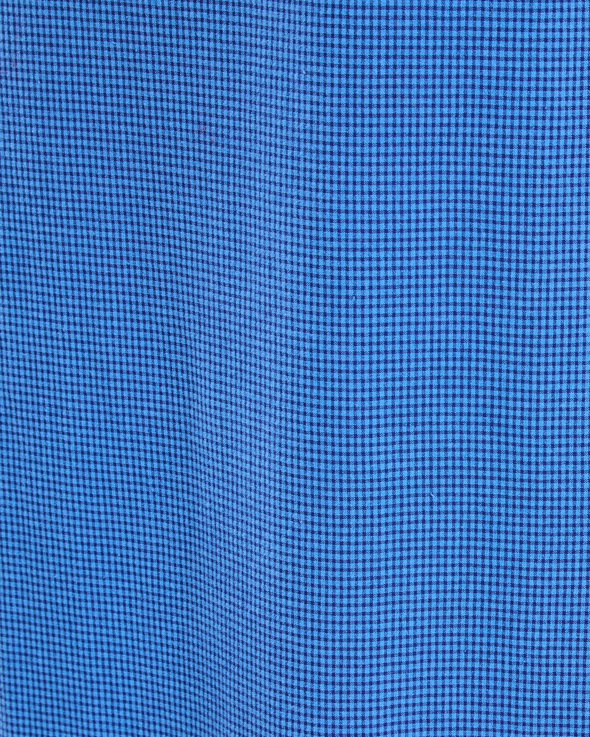 Checks Strappy Straight Dress Blue - Image 5