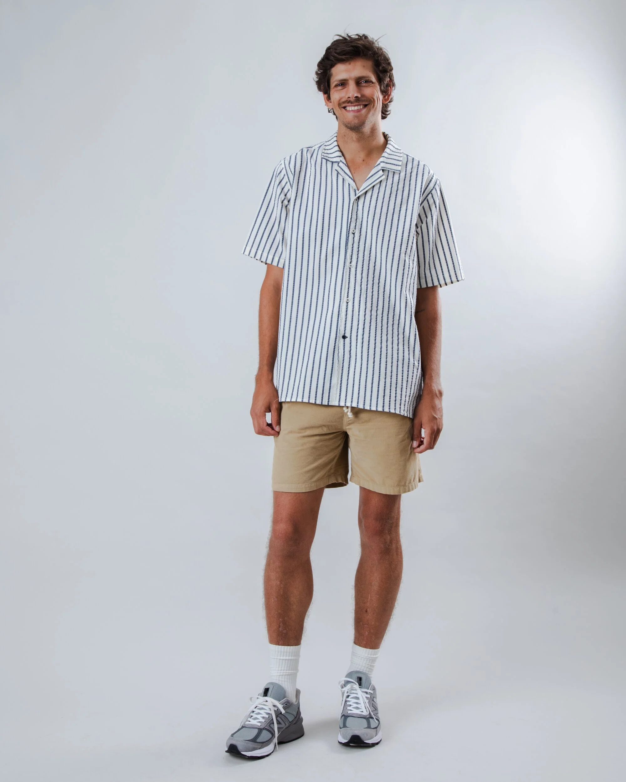 Sailor Aloha Shirt Blue - Image 3