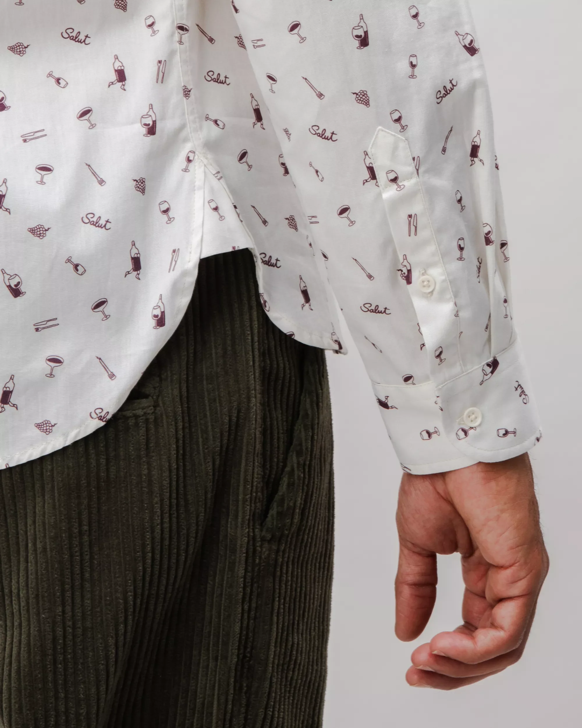 Salut Cotton Shirt Ecru - Image 6