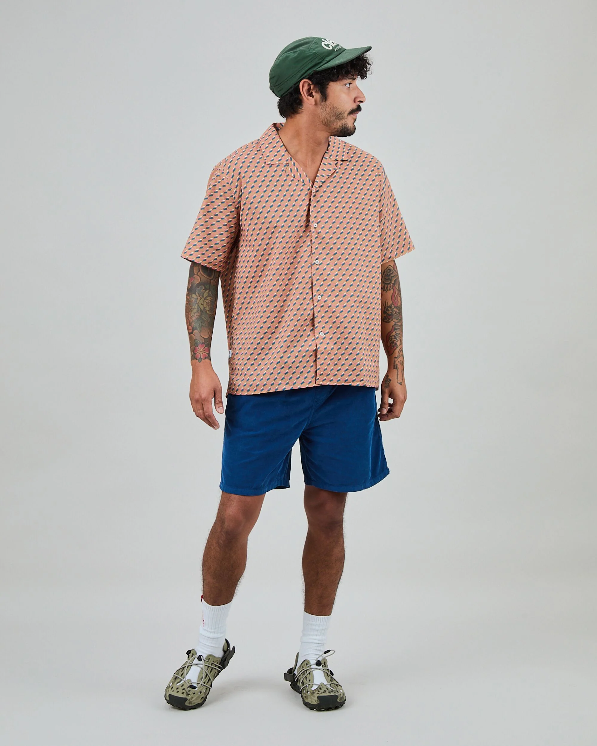 Icecream Sandwich Aloha Shirt Blue - Image 3