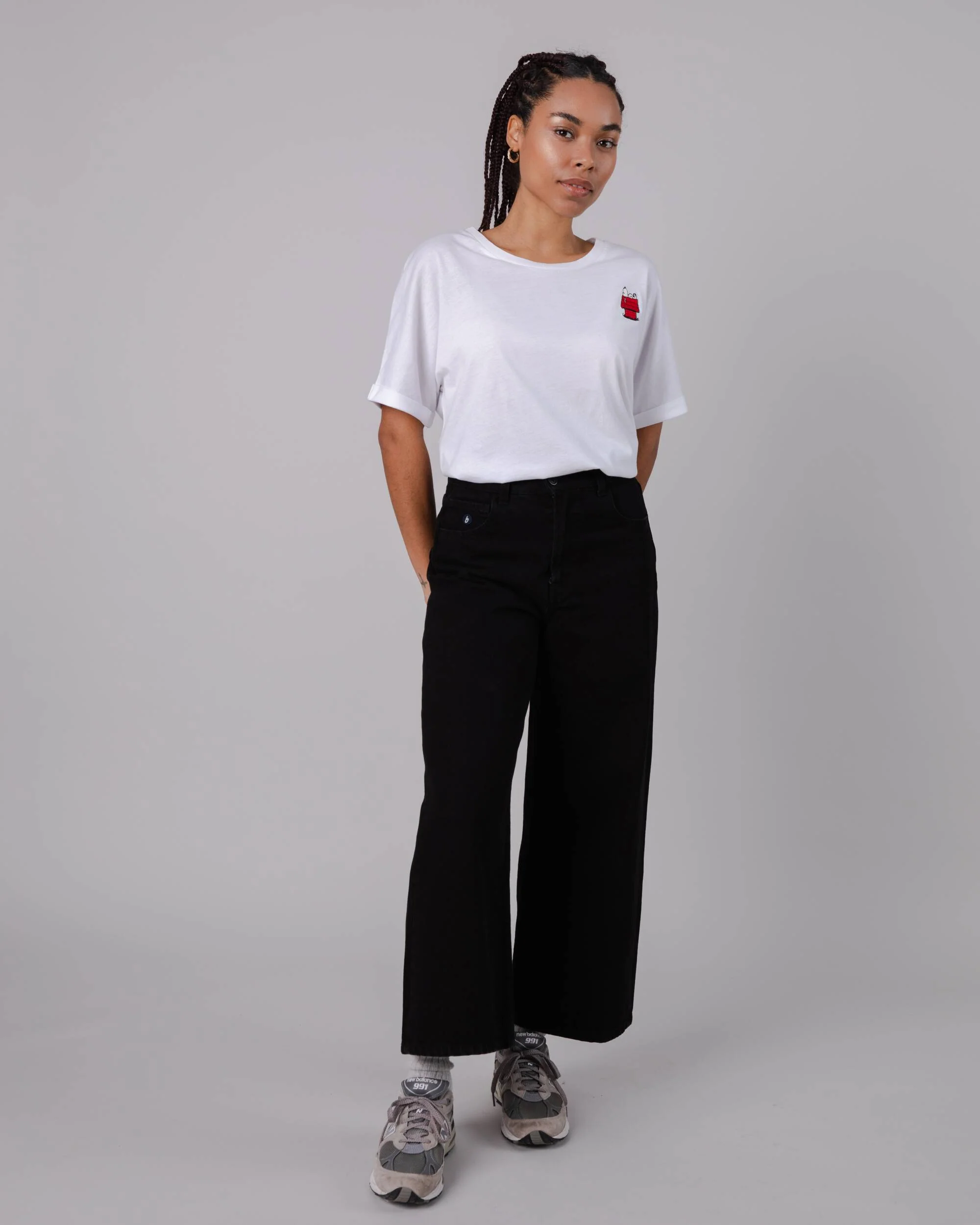 Peanuts Snoopy Oversize Cotton Tee White - Image 3