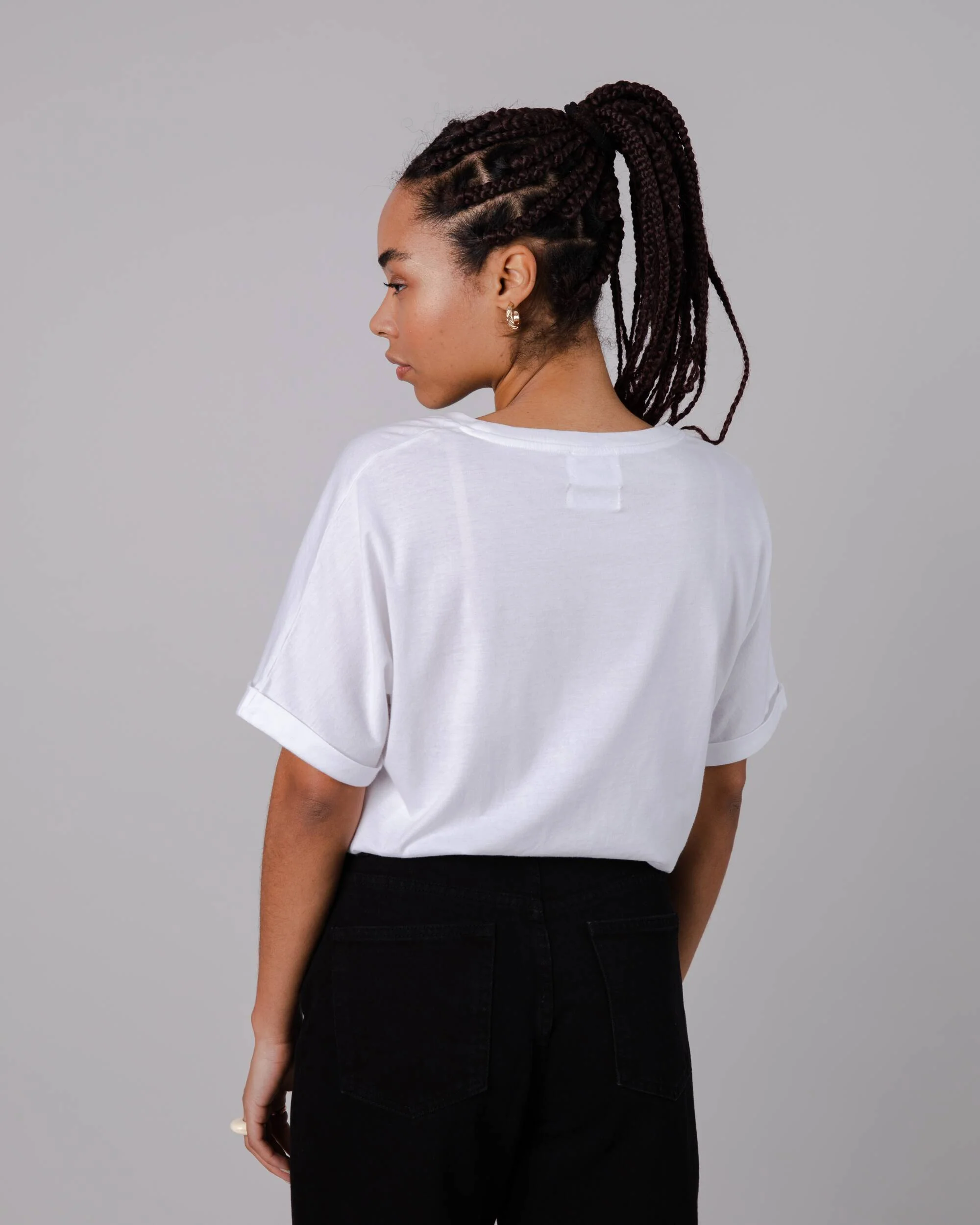 Peanuts Snoopy Oversize Cotton Tee White - Image 4