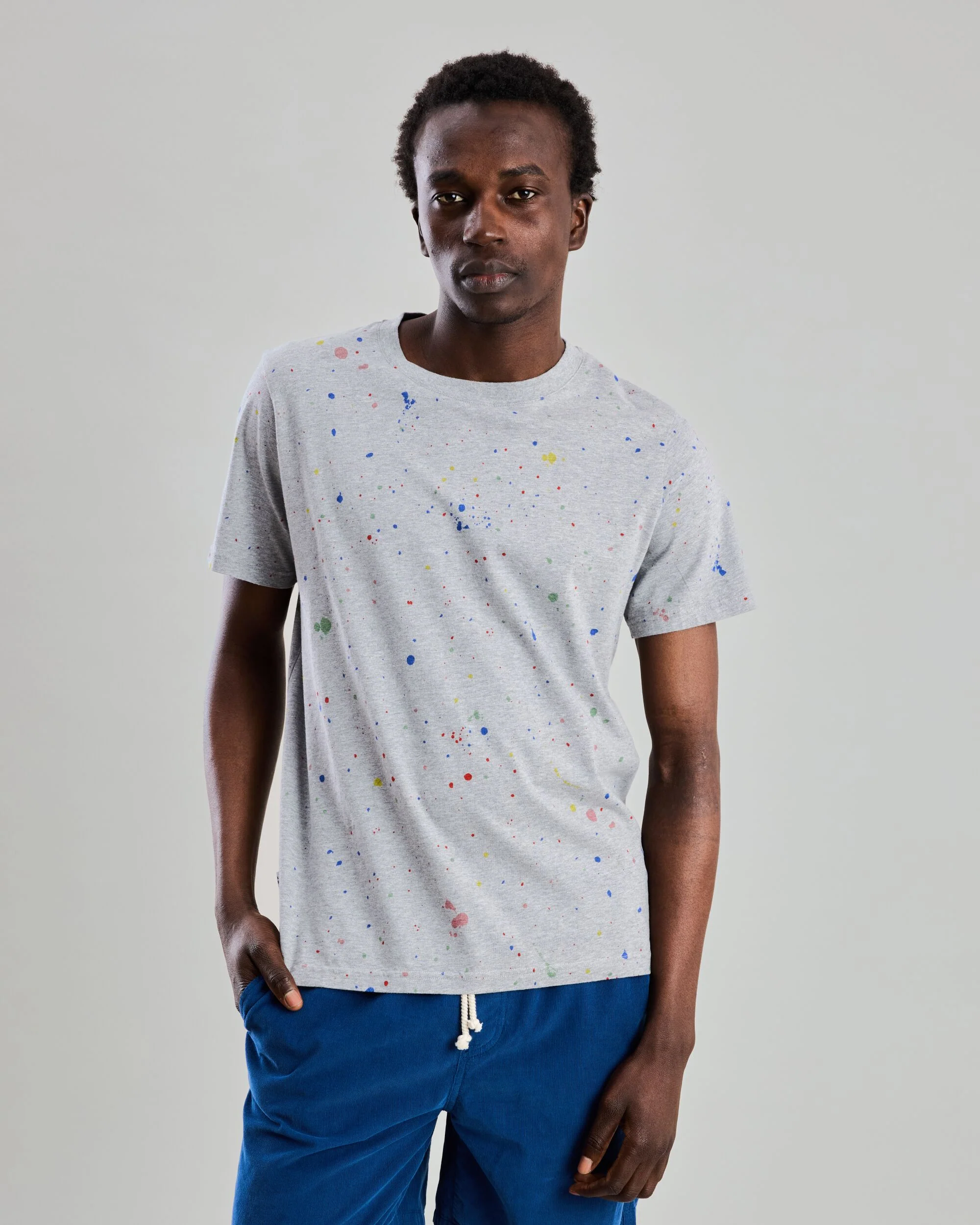 Splash Paint Tshirt Grey