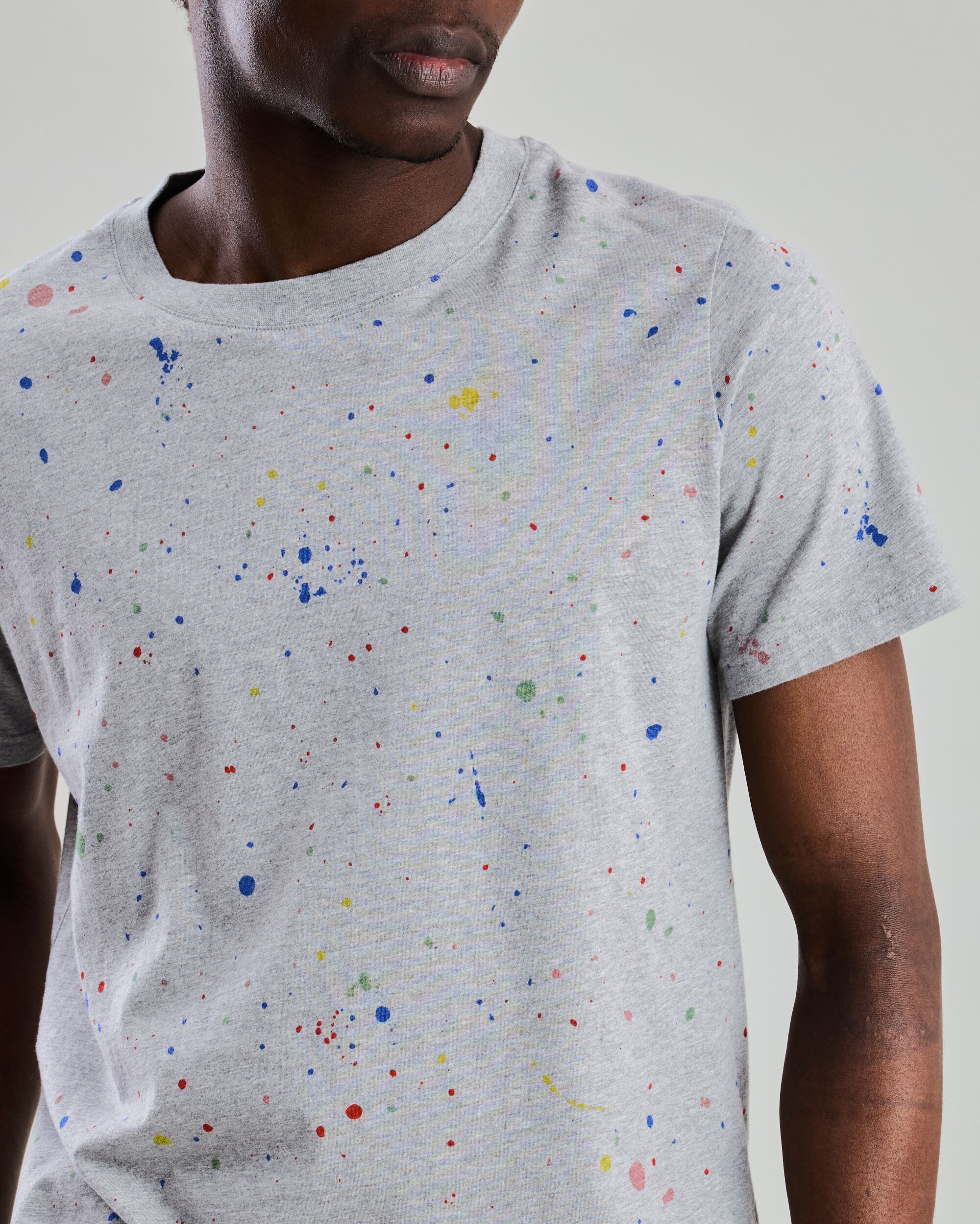 Splash Paint Tshirt Grey - Image 2