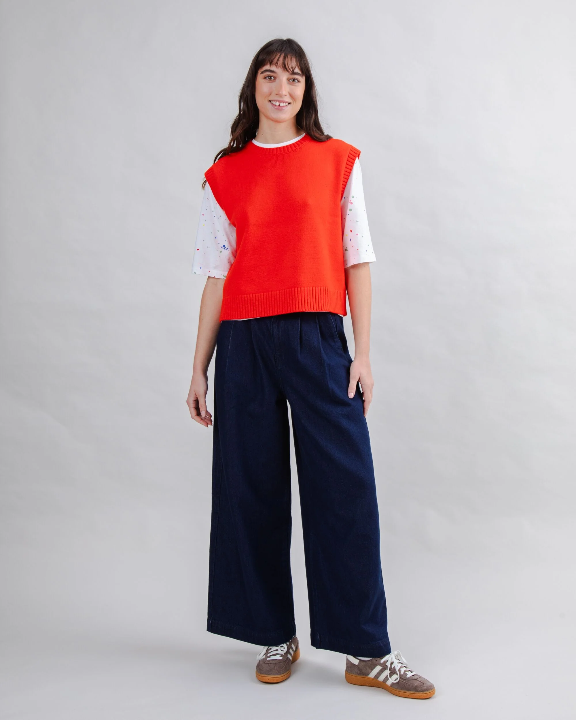 Wool Vest Red - Image 3
